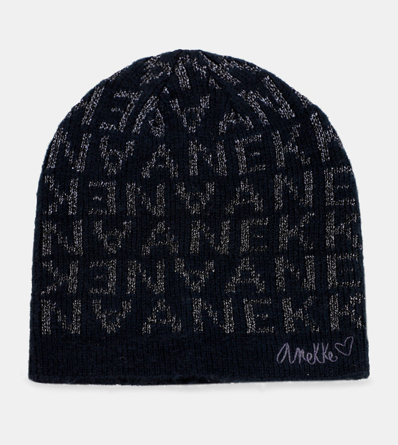 Cappello a maglia blu navy Contemporary