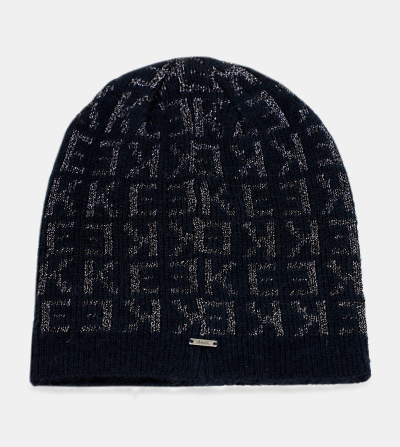 Cappello a maglia blu navy Contemporary