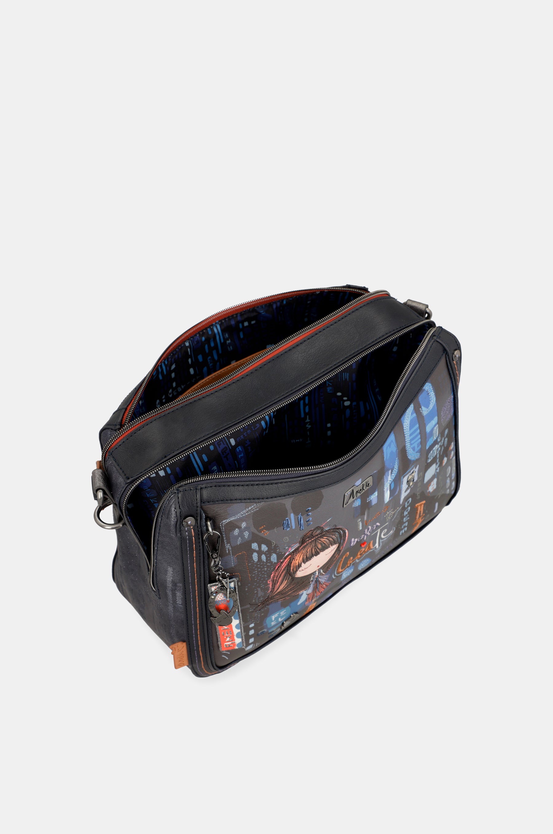 Borsa a tracolla Contemporary con tracolla