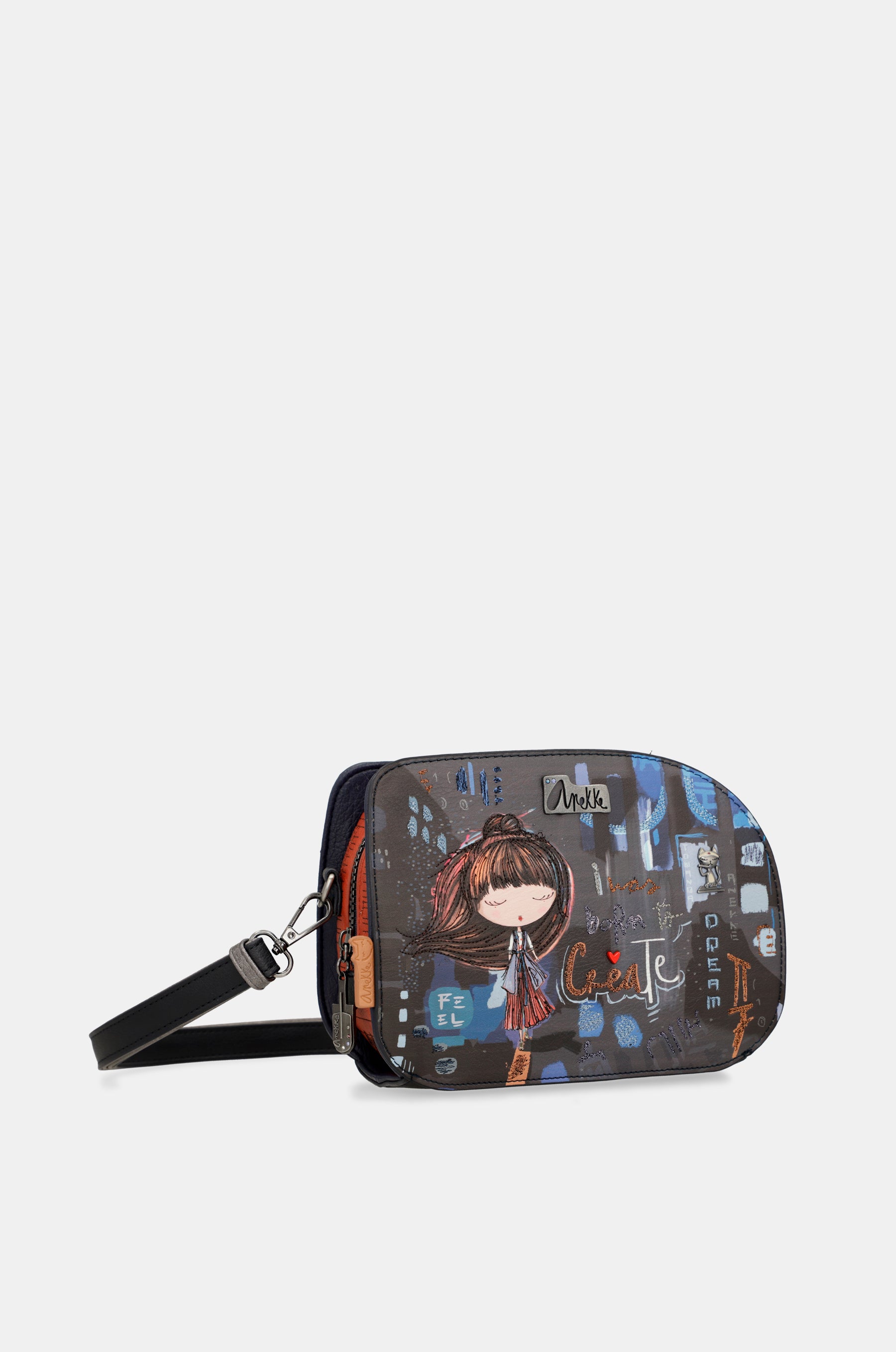 Borsa a tracolla geometrica Contemporary
