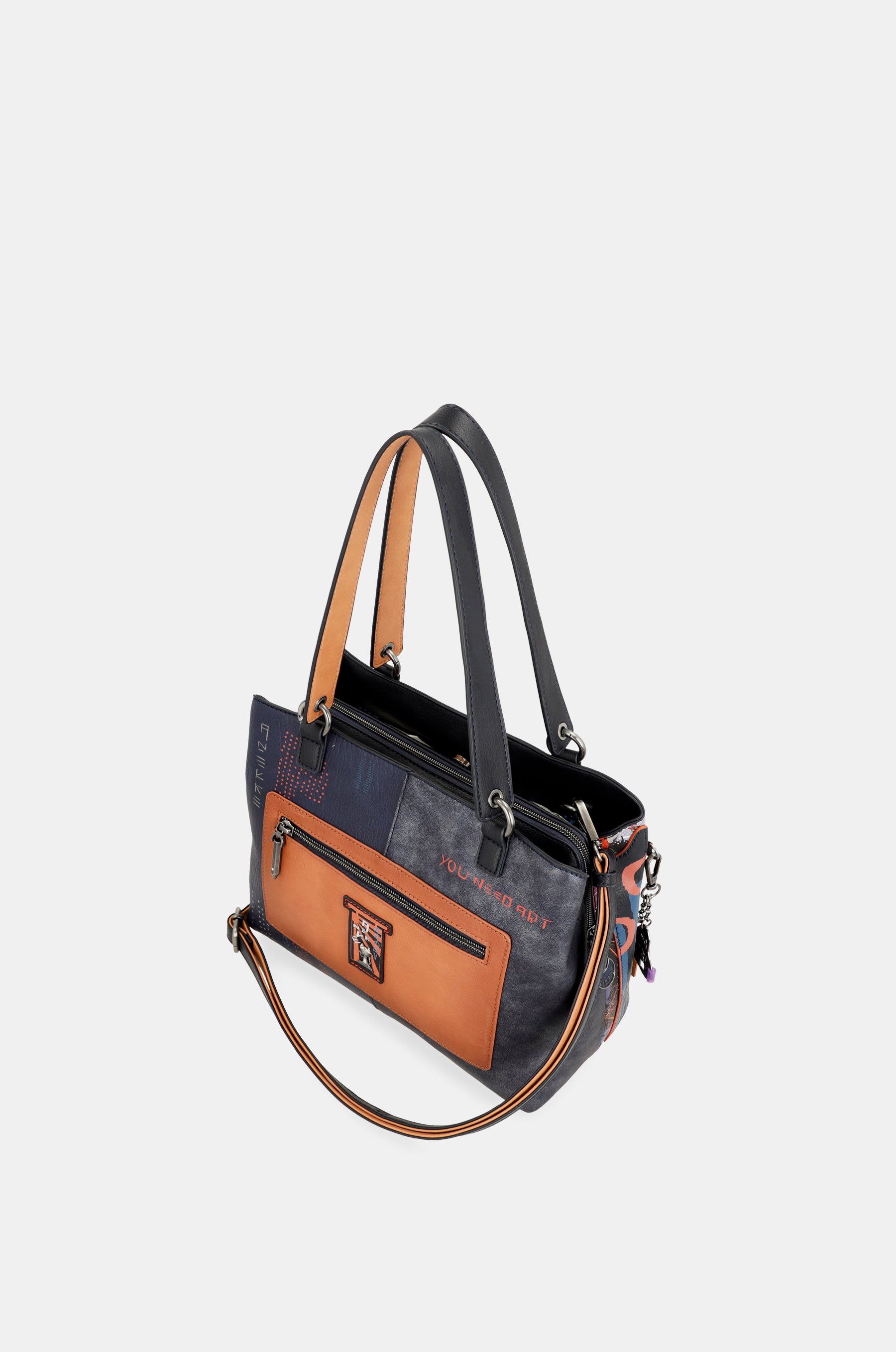 Borsa tote Nagare a 3 scomparti