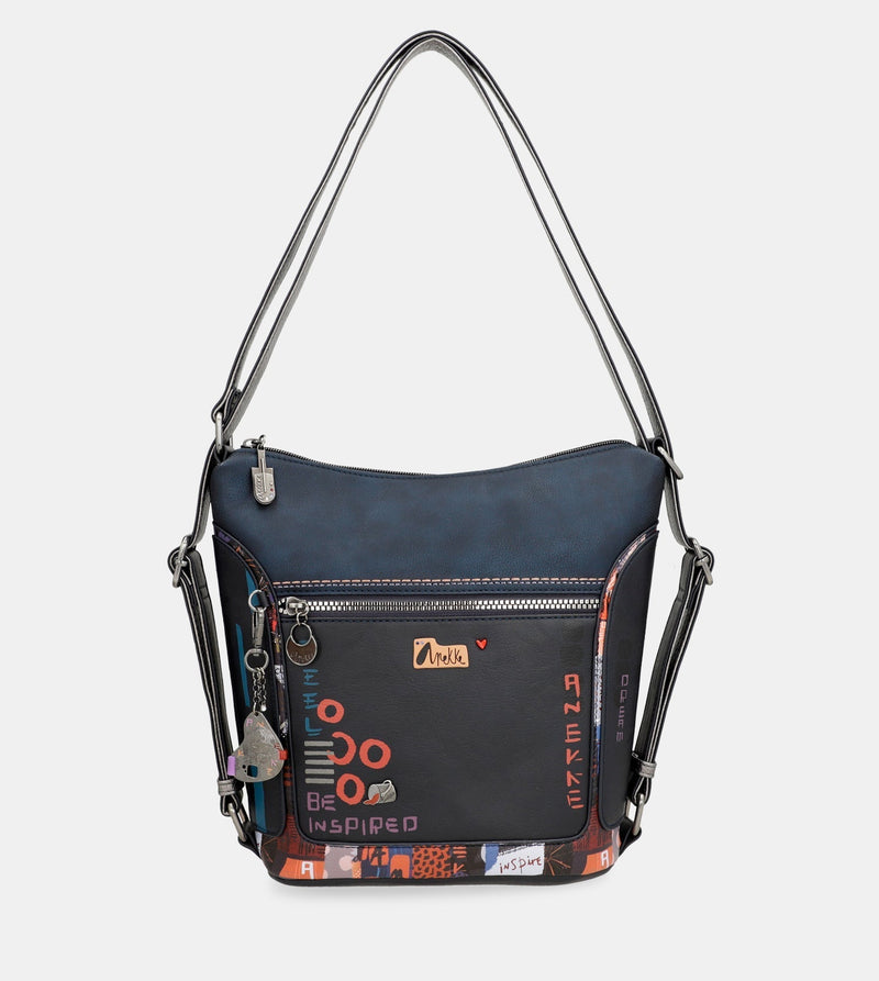 Borsa a tracolla Kyomu trasformabile in zaino Kyomu