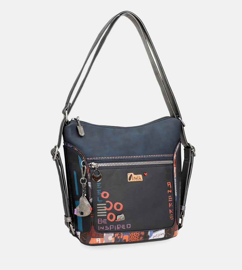 Borsa a tracolla Kyomu trasformabile in zaino Kyomu