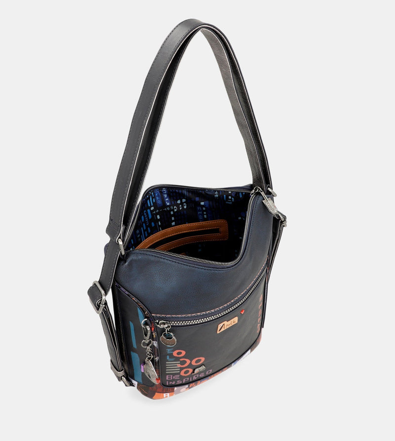 Borsa a tracolla Kyomu trasformabile in zaino Kyomu