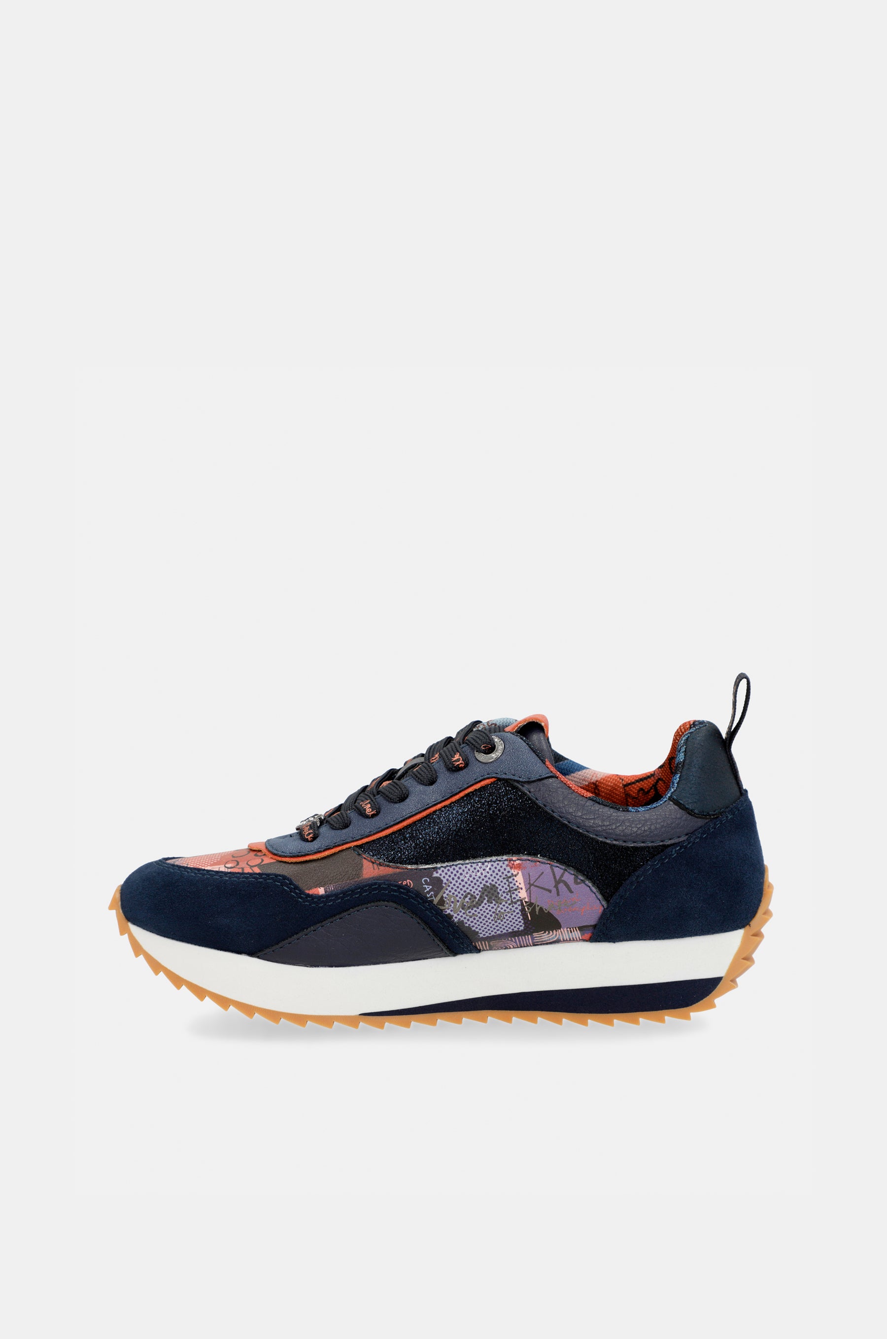 Sneakers sportive con motivo Palette blu navy