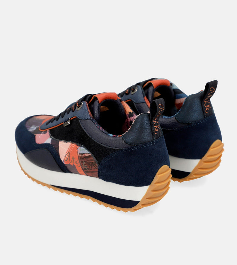 Sneakers sportive con motivo Palette blu navy