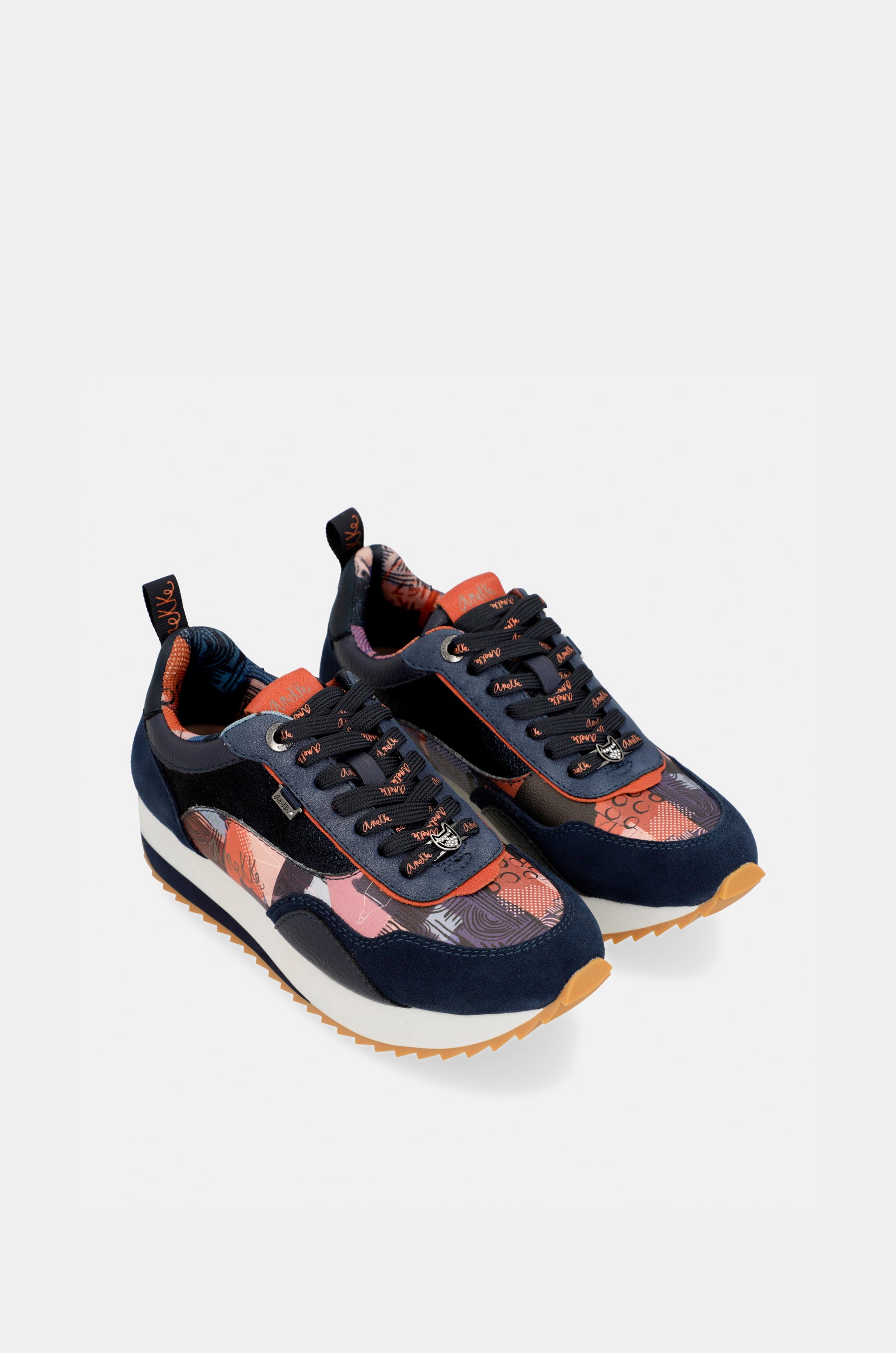 Sneakers sportive con motivo Palette blu navy