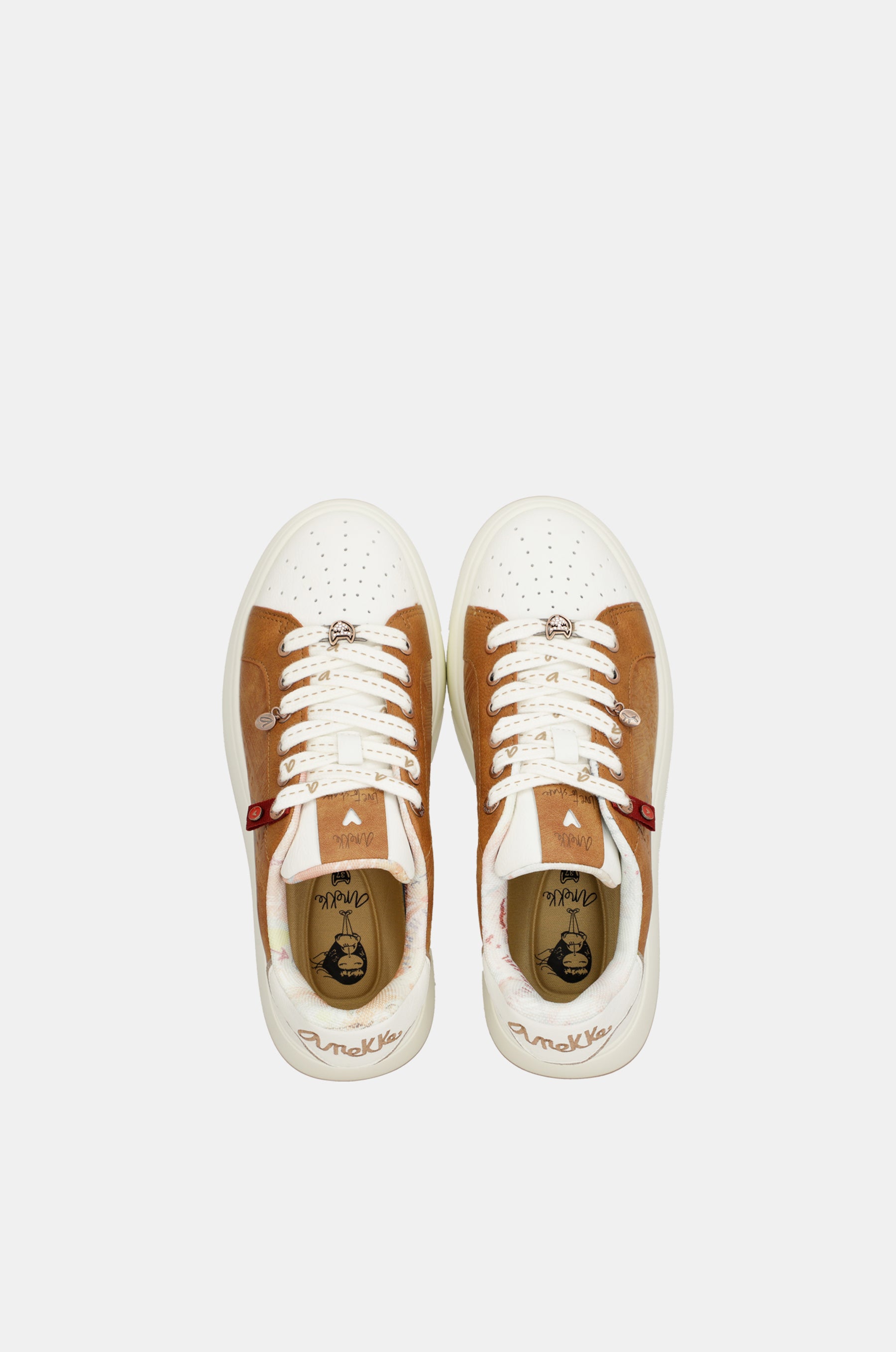 Sneakers marroni Peace &amp; Love