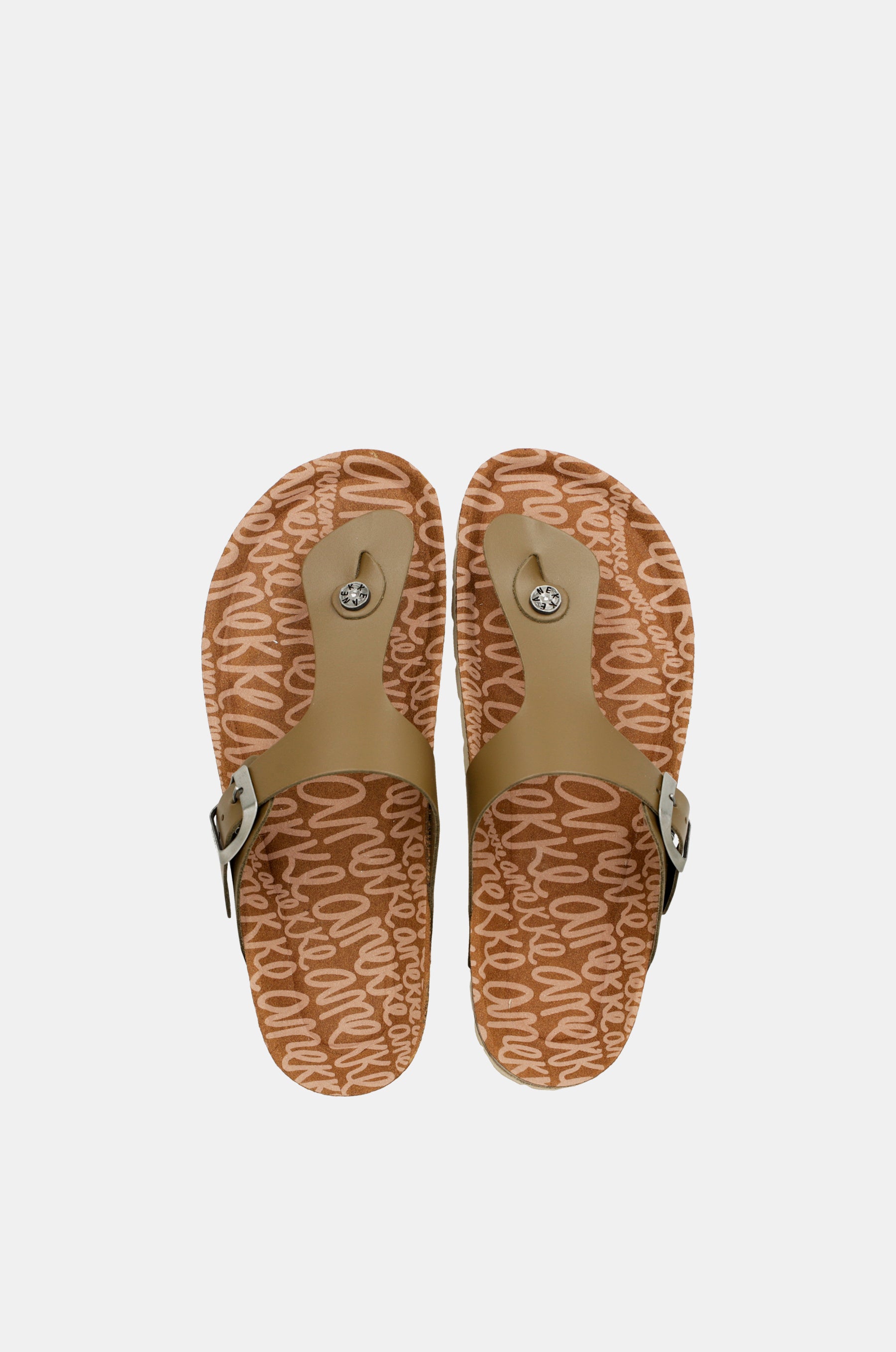 Sandali bio verdi da donna