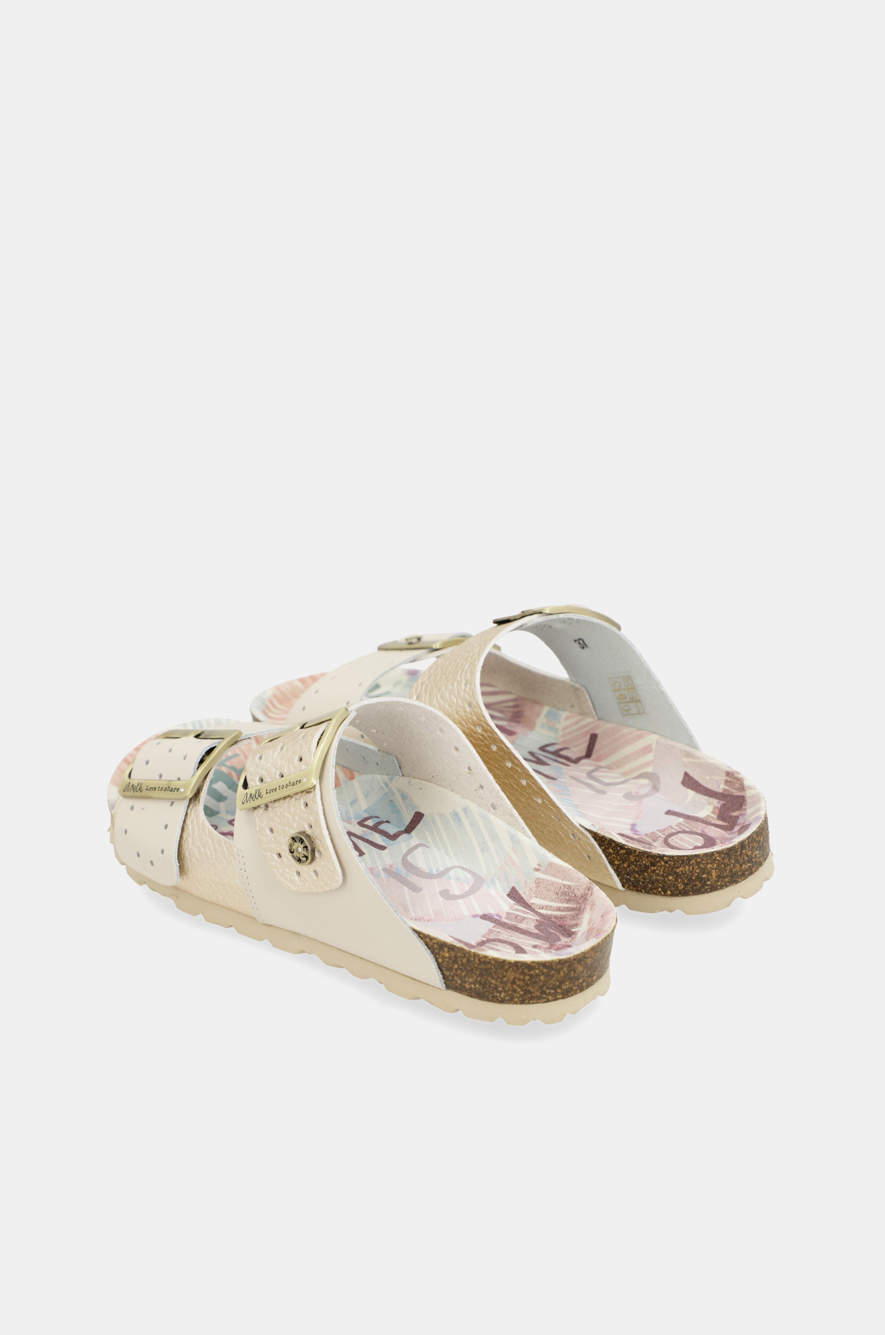 Sandali bio oro da donna