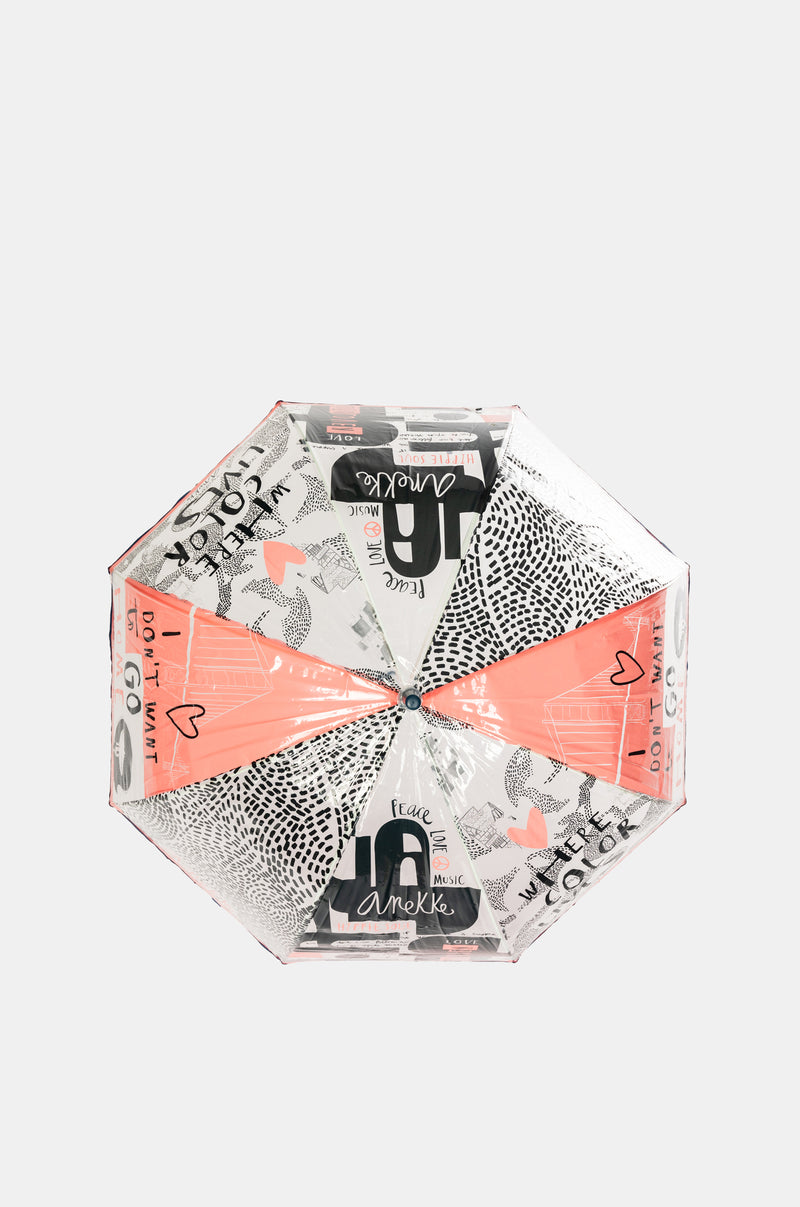 Ombrello lungo in vinile anni Sessanta della Natura