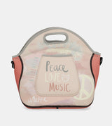 Borsa per il pranzo in neoprene Peace &amp; Love