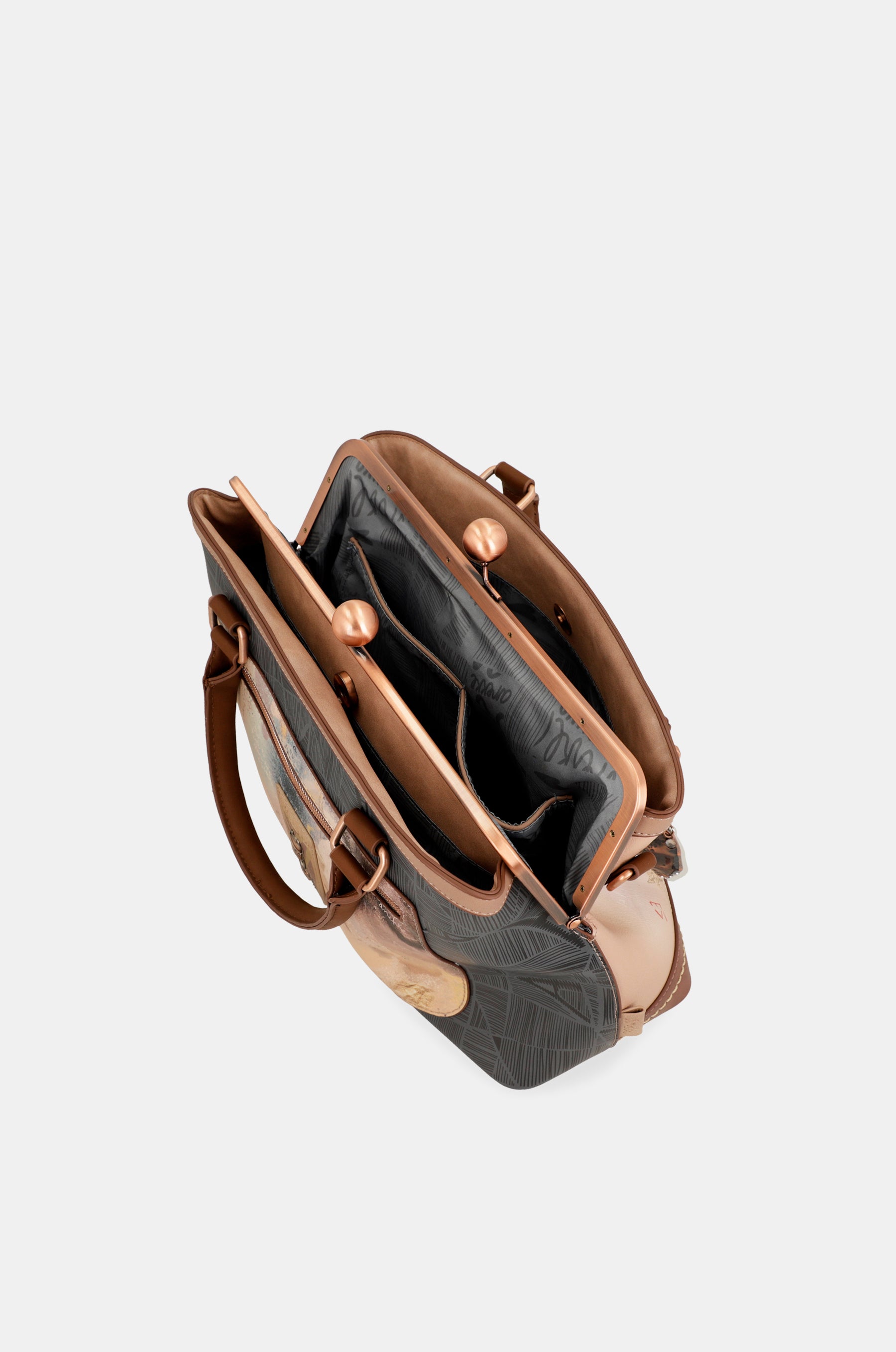 Borsa con chiusura a bacio Hollywood