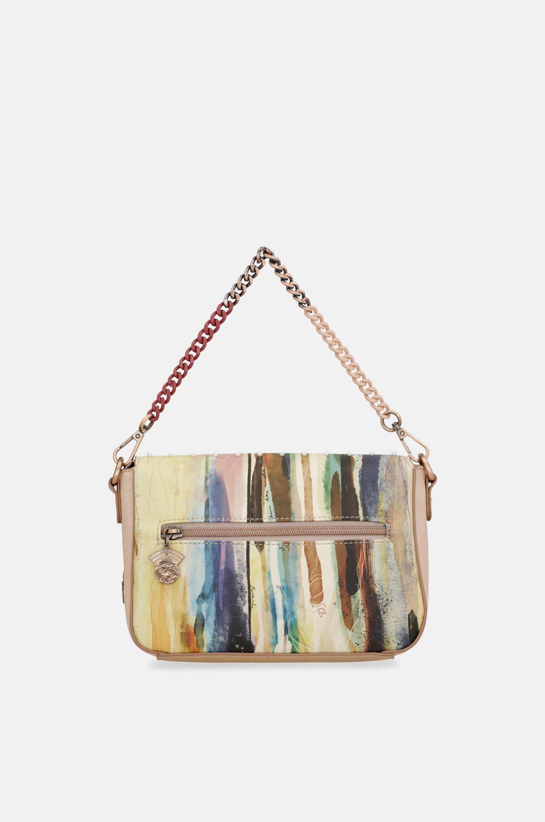 Borsa baguette color carne di Anekke Studio