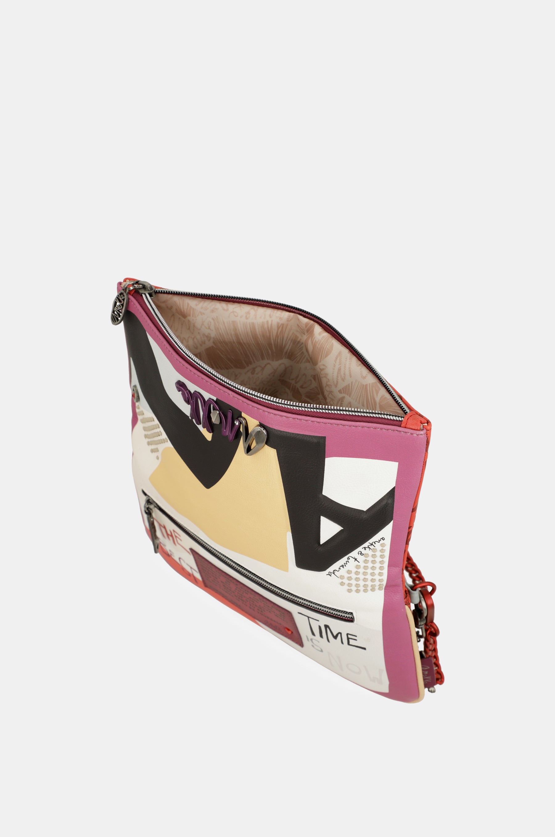 Borsa a tracolla Fashion con manico in metallo