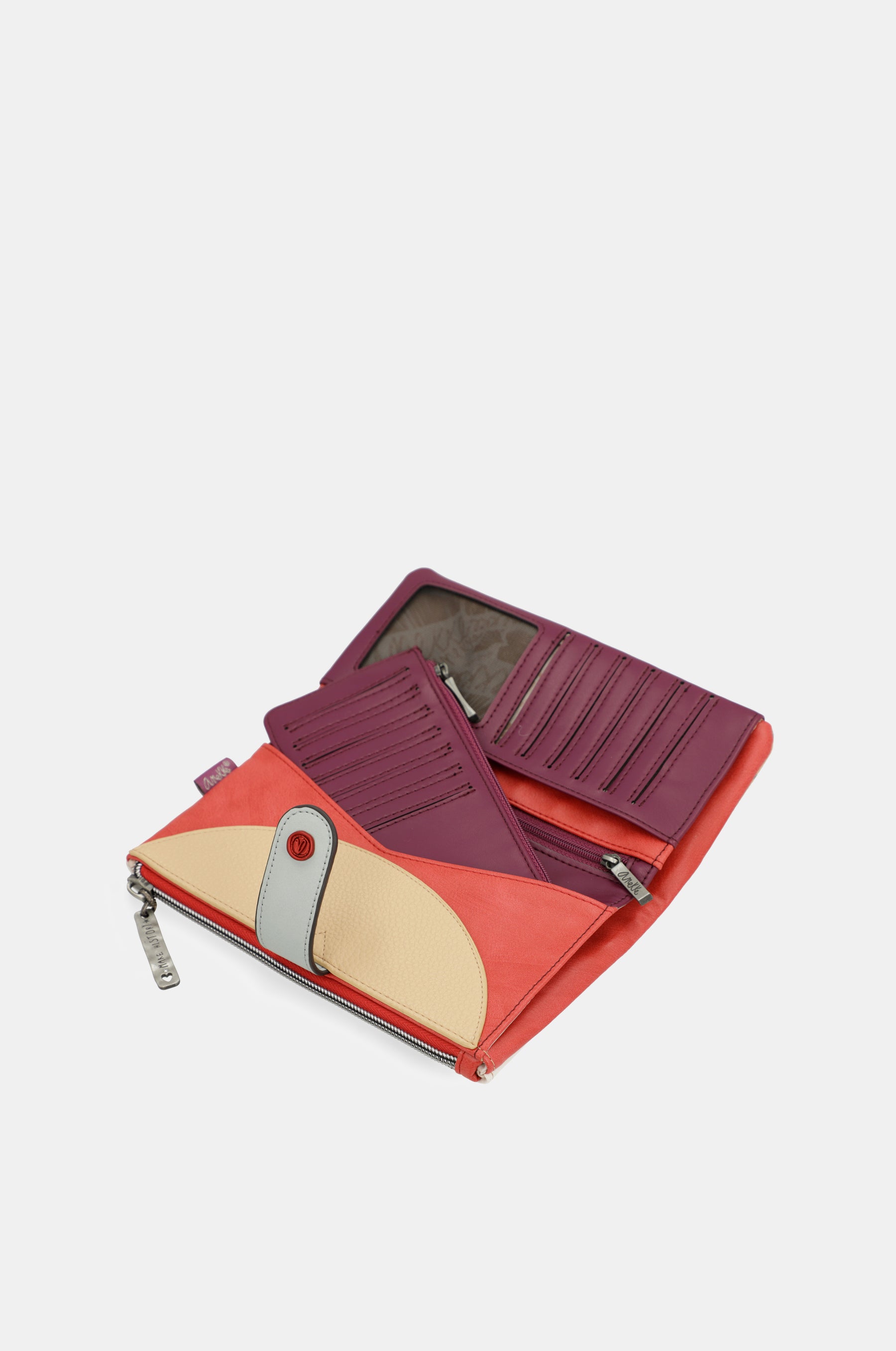 Portafoglio RFID grande flessibile Fashion