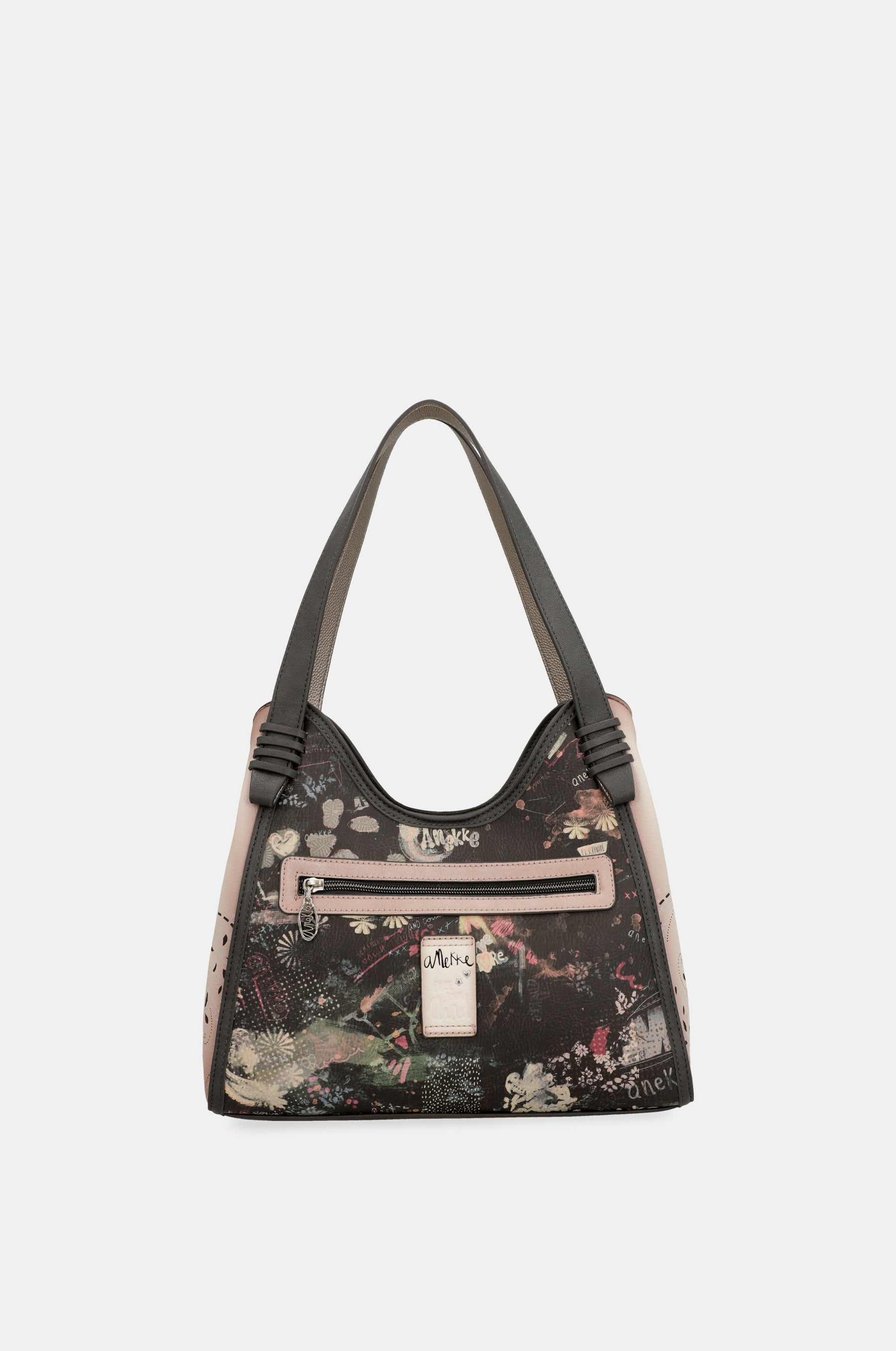 Borsa a tracolla rosa Peace &amp; Love