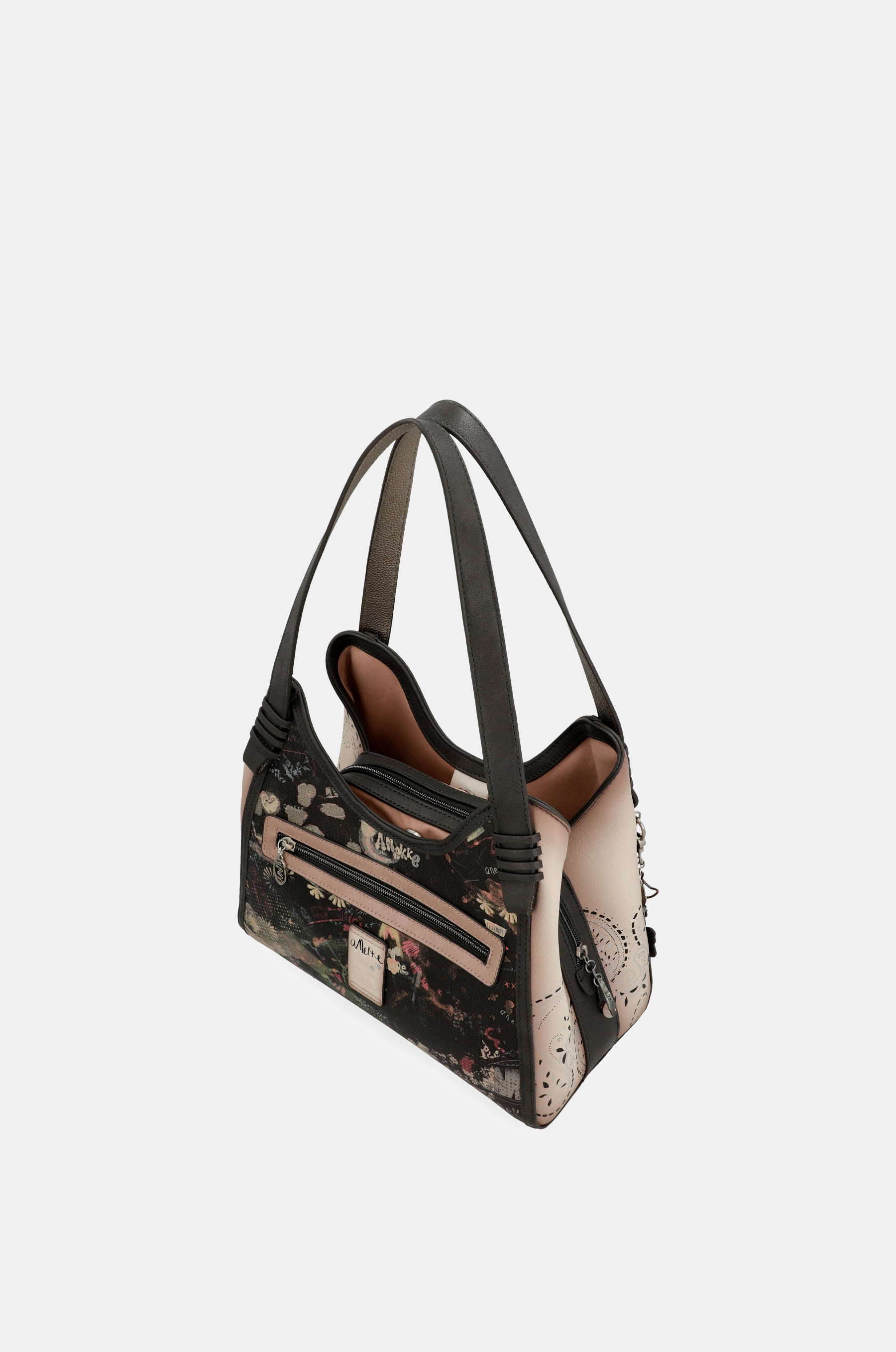 Borsa a tracolla rosa Peace &amp; Love