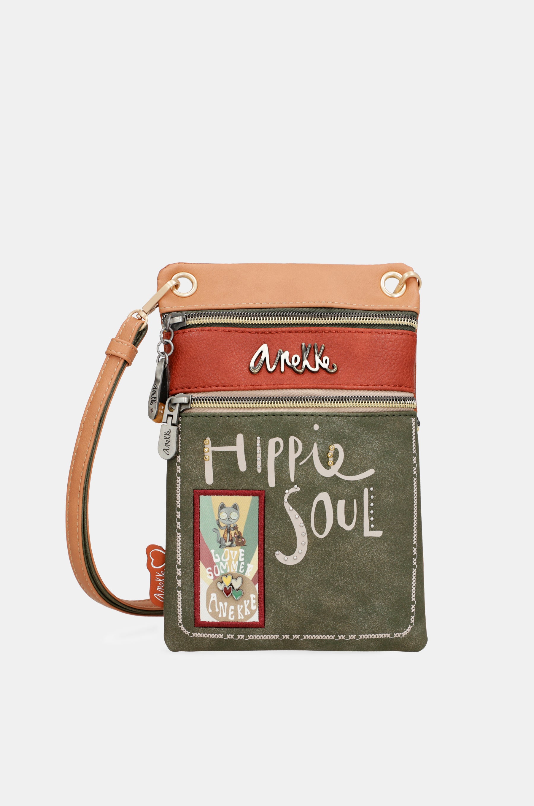 Mini borsa a tracolla Flower S
