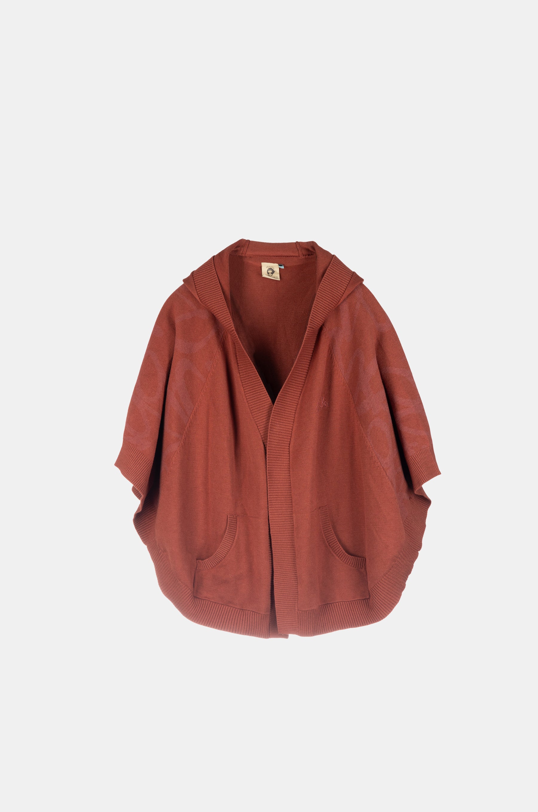 Giacca stile poncio rossa