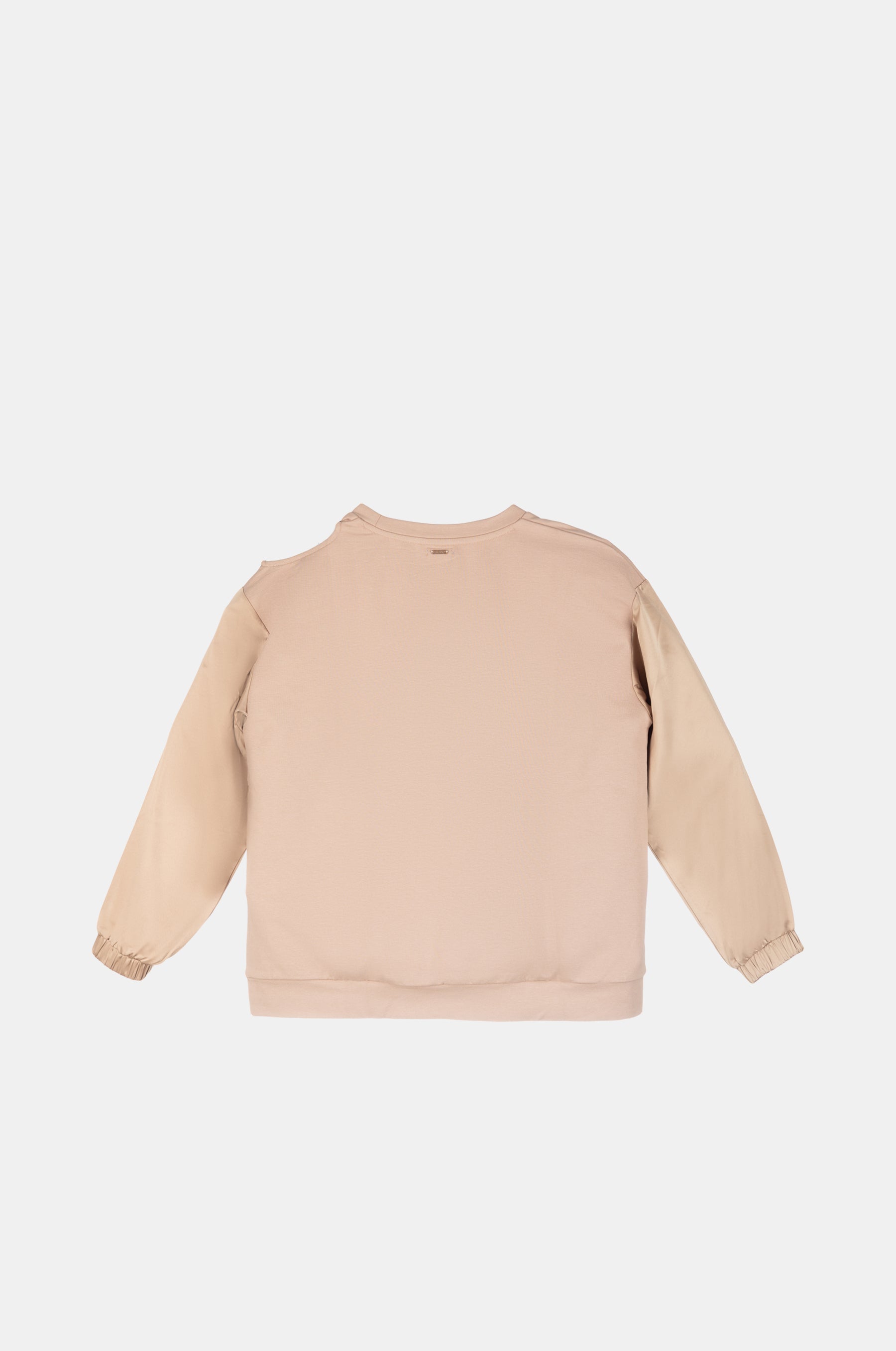 Felpa beige cut out