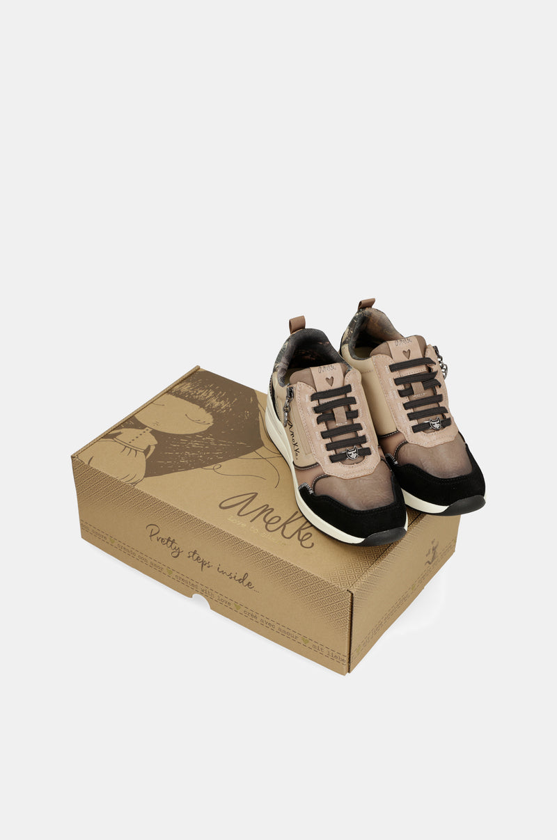 Sneakers con zeppa multicolore Dreams