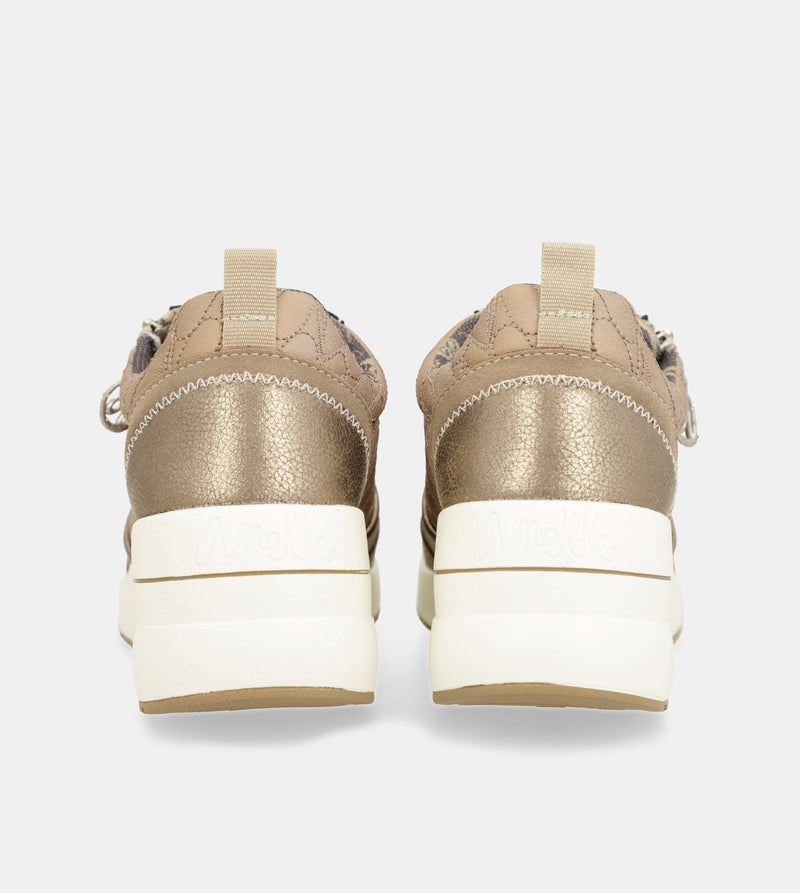 Sneakers con zeppa marrone Dreams