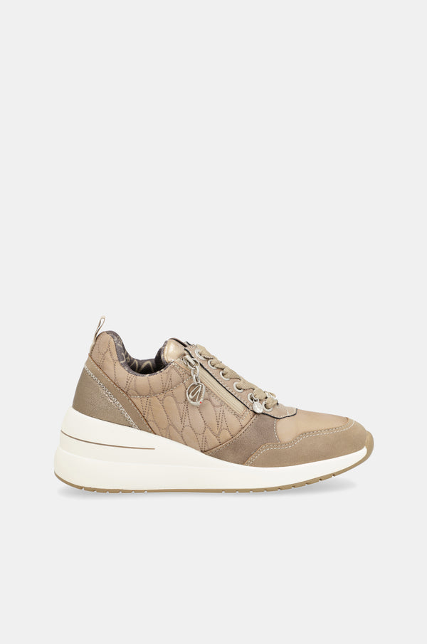 Sneakers con zeppa marrone Dreams