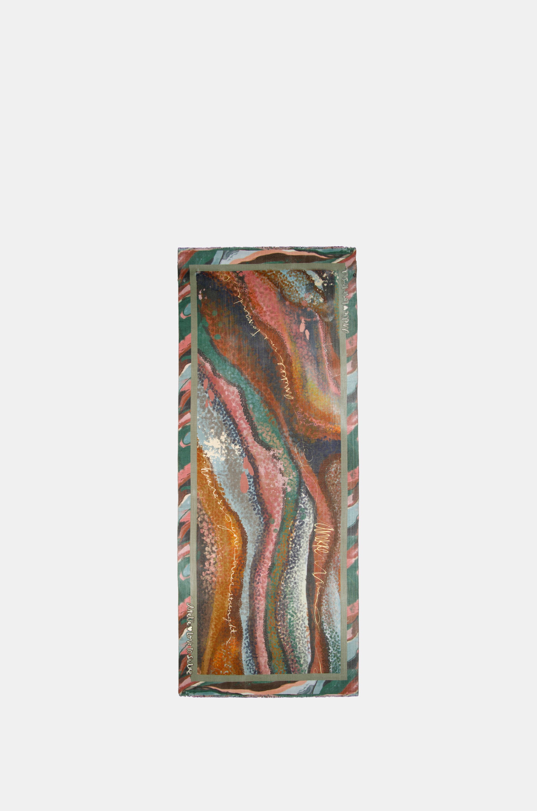 Pashmina multicolore