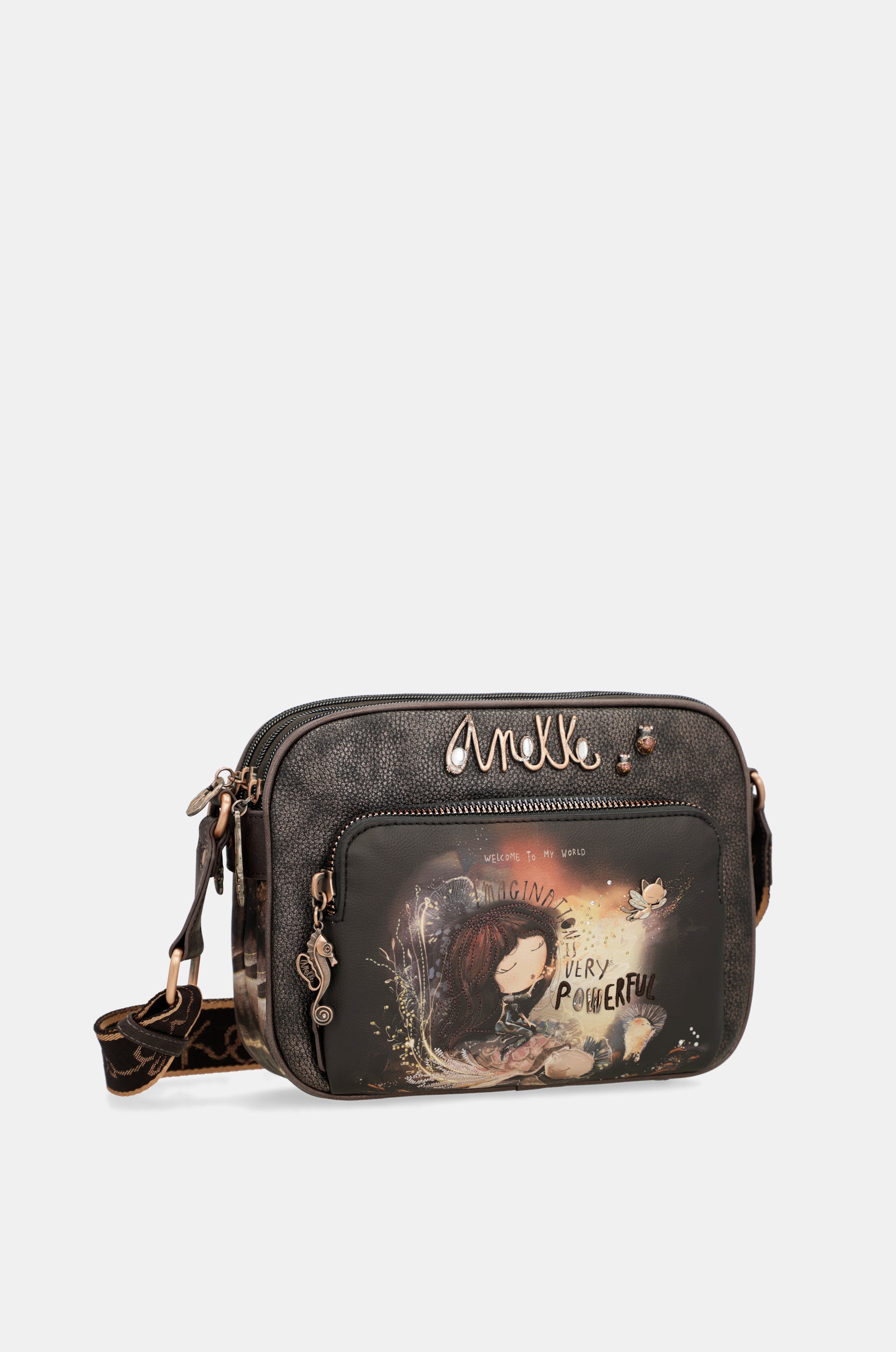 Borsa a tracolla media Dreamverse a 3 scomparti