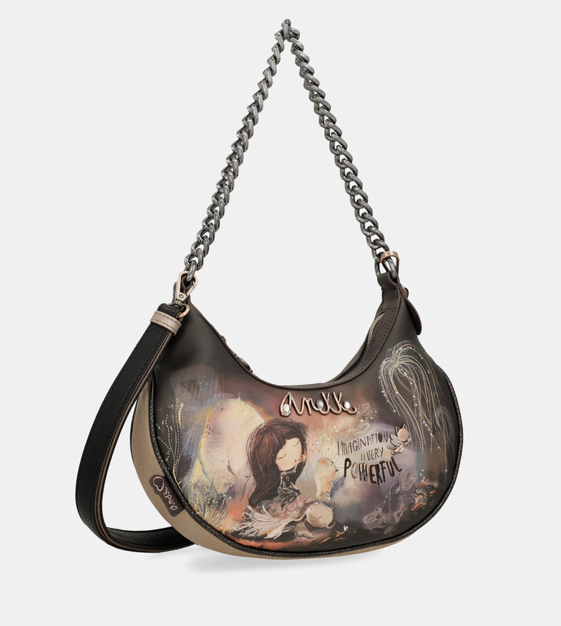 Borsa a tracolla Dreamverse con manico in metallo