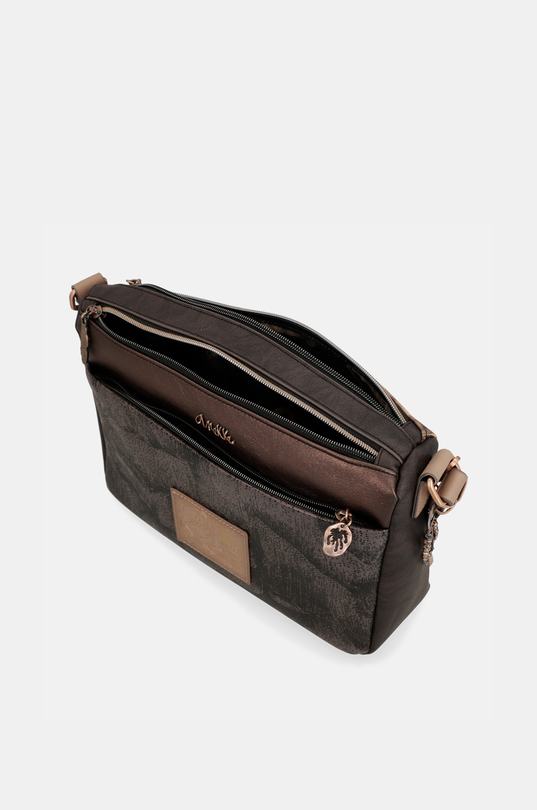 Borsa a tracolla media Land 2 scomparti