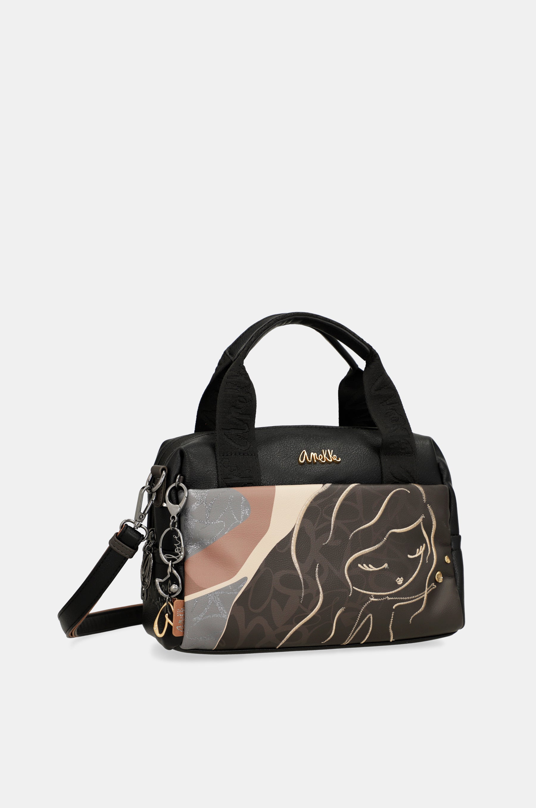 Borsa con manico corto Heartbeat