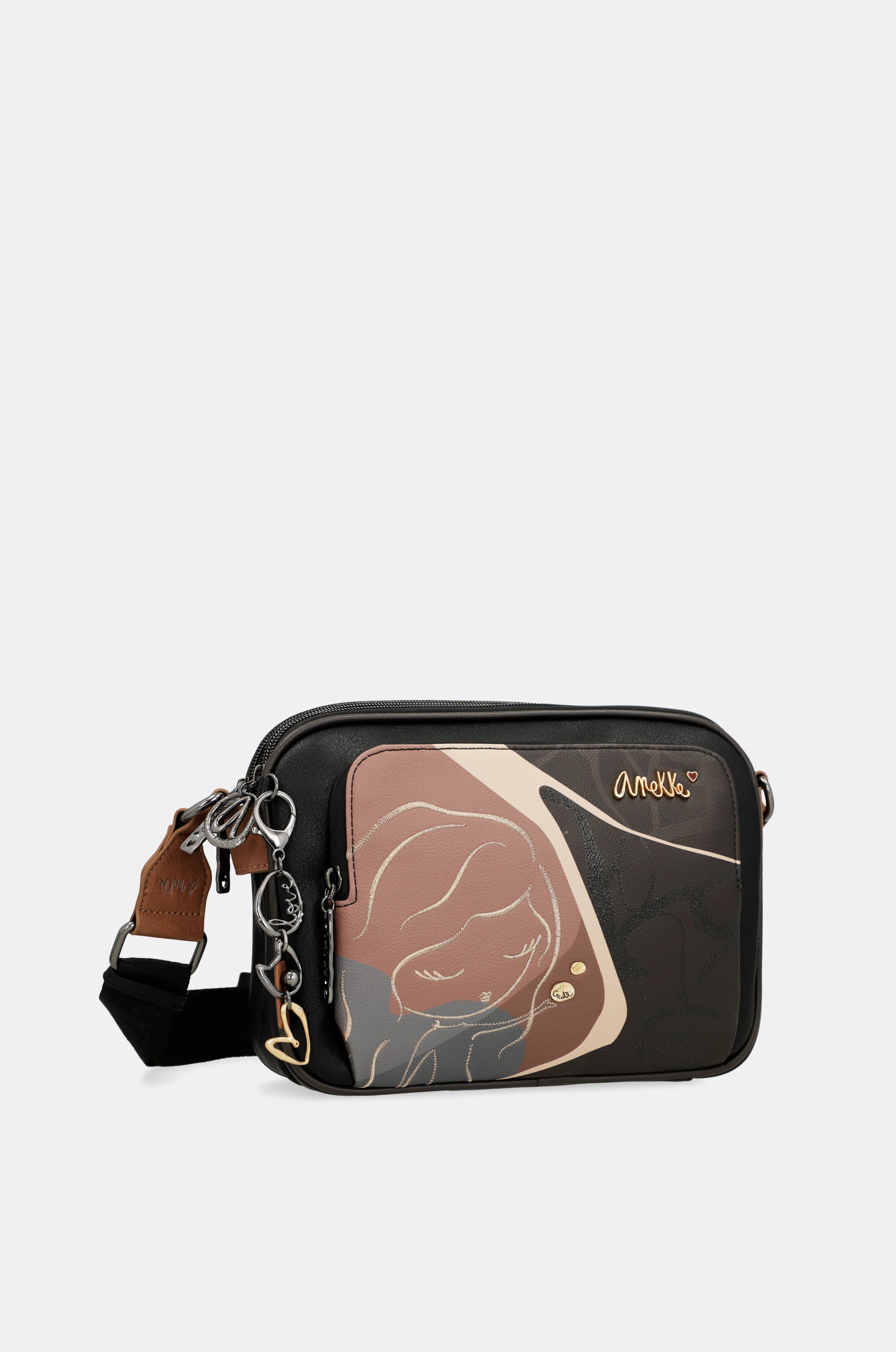 Borsa a tracolla Heartbeat a 3 scomparti