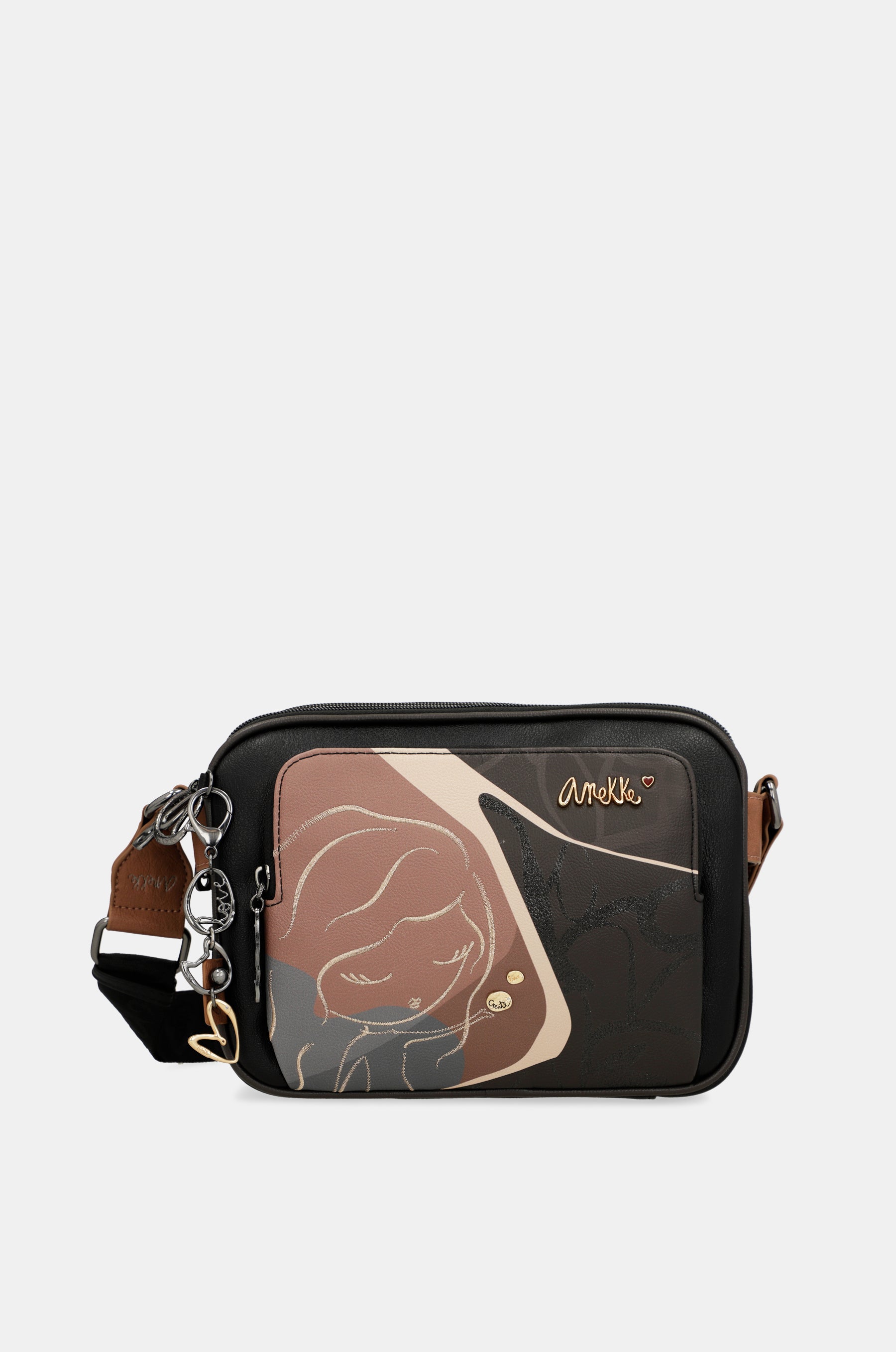 Borsa a tracolla Heartbeat a 3 scomparti