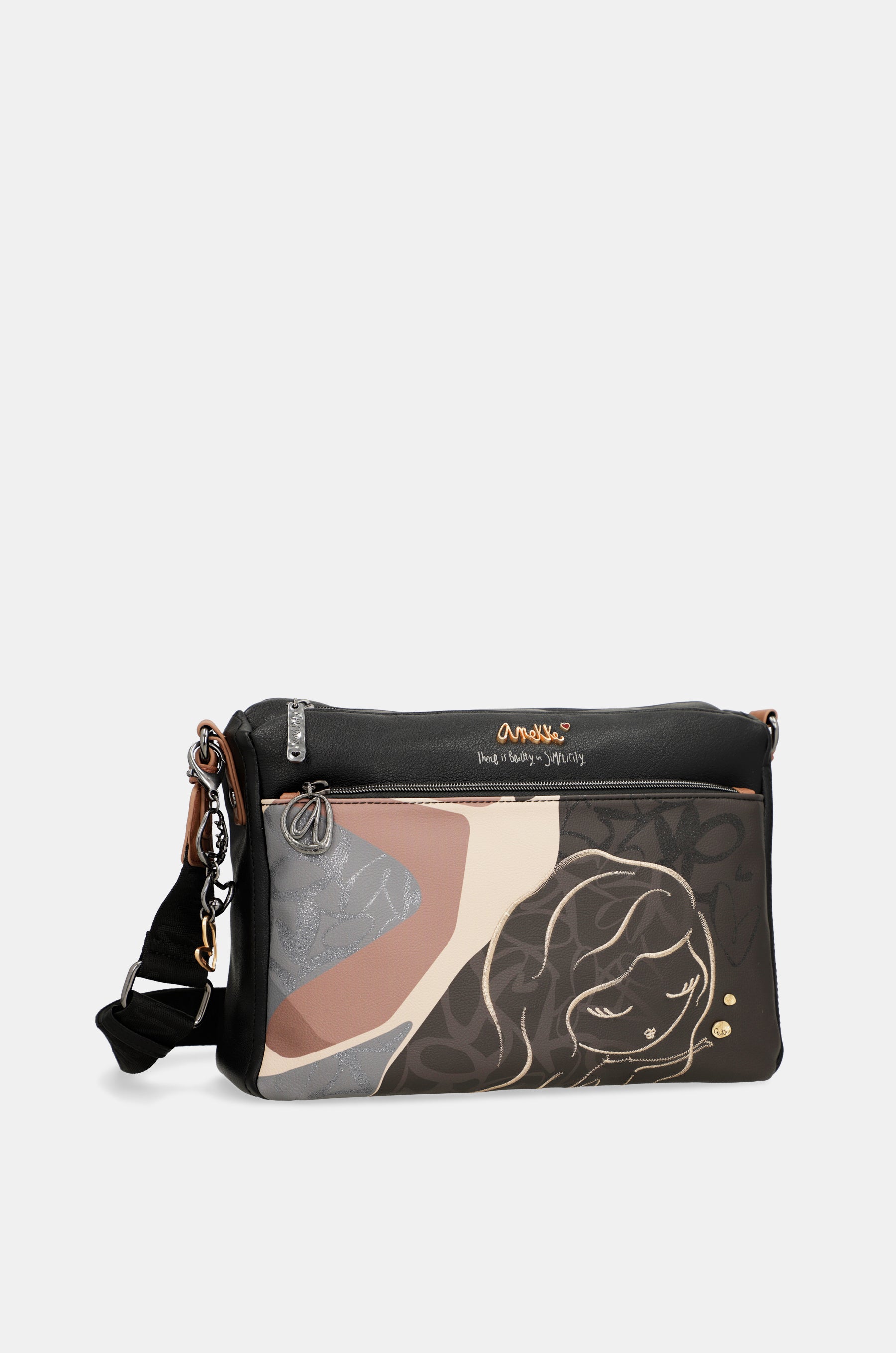 Borsa a tracolla media Heartbeat