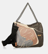 Borsa a tracolla Heartbeat con manico in metallo