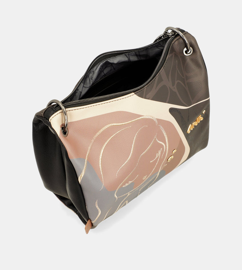 Borsa a tracolla Heartbeat con manico in metallo