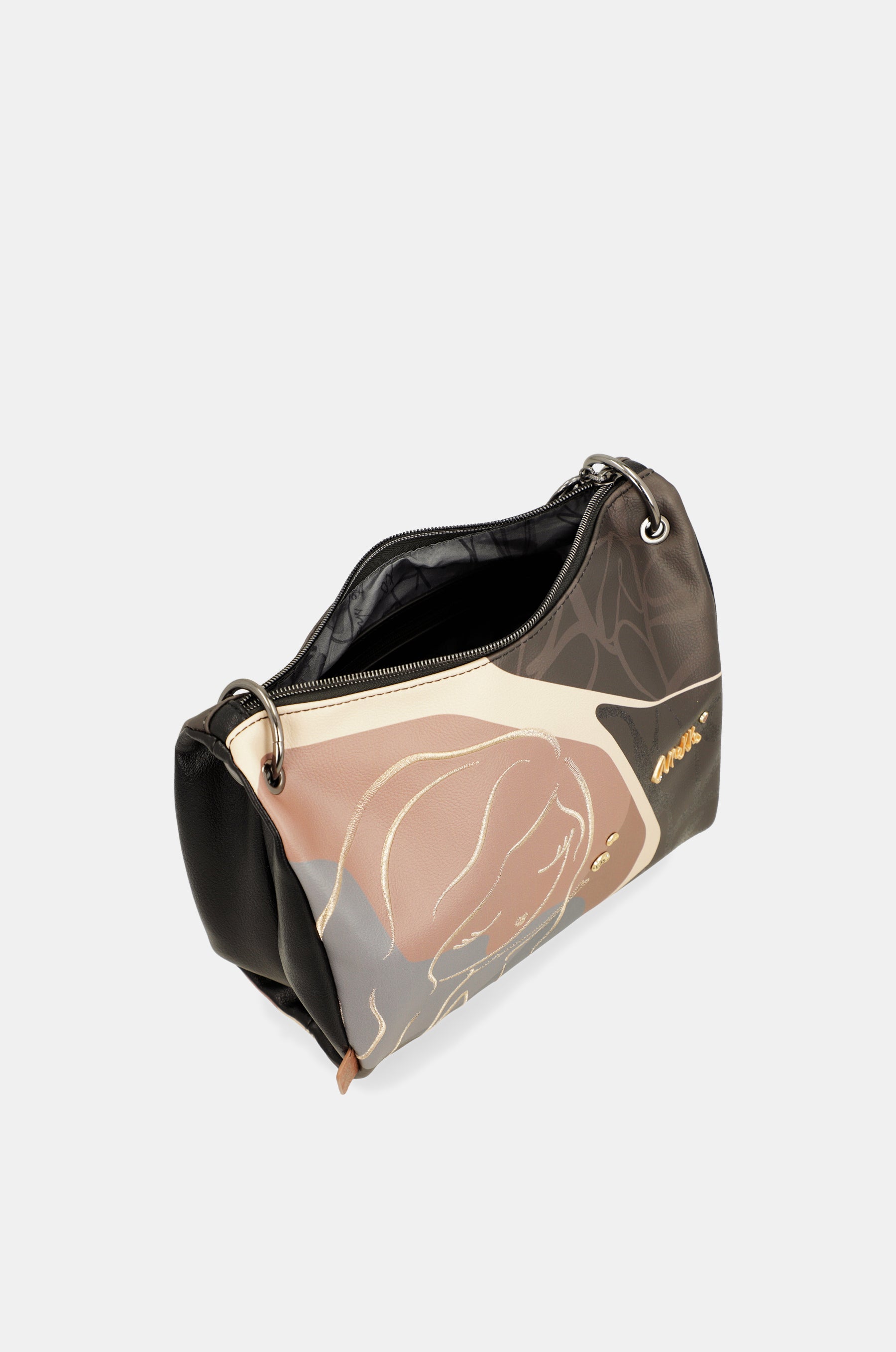 Borsa a tracolla Heartbeat con manico in metallo