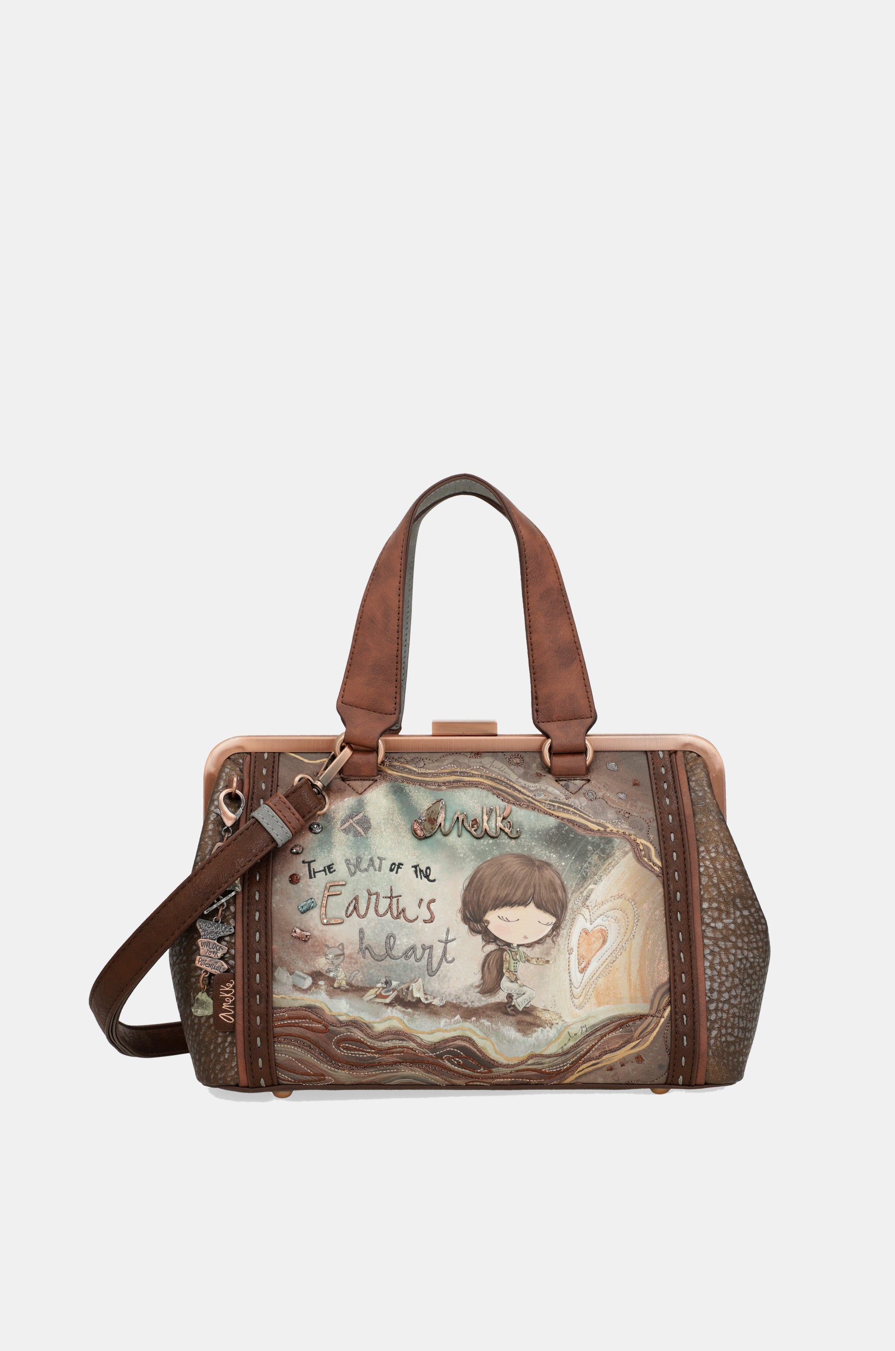 Borsa con chiusura a bacio Core