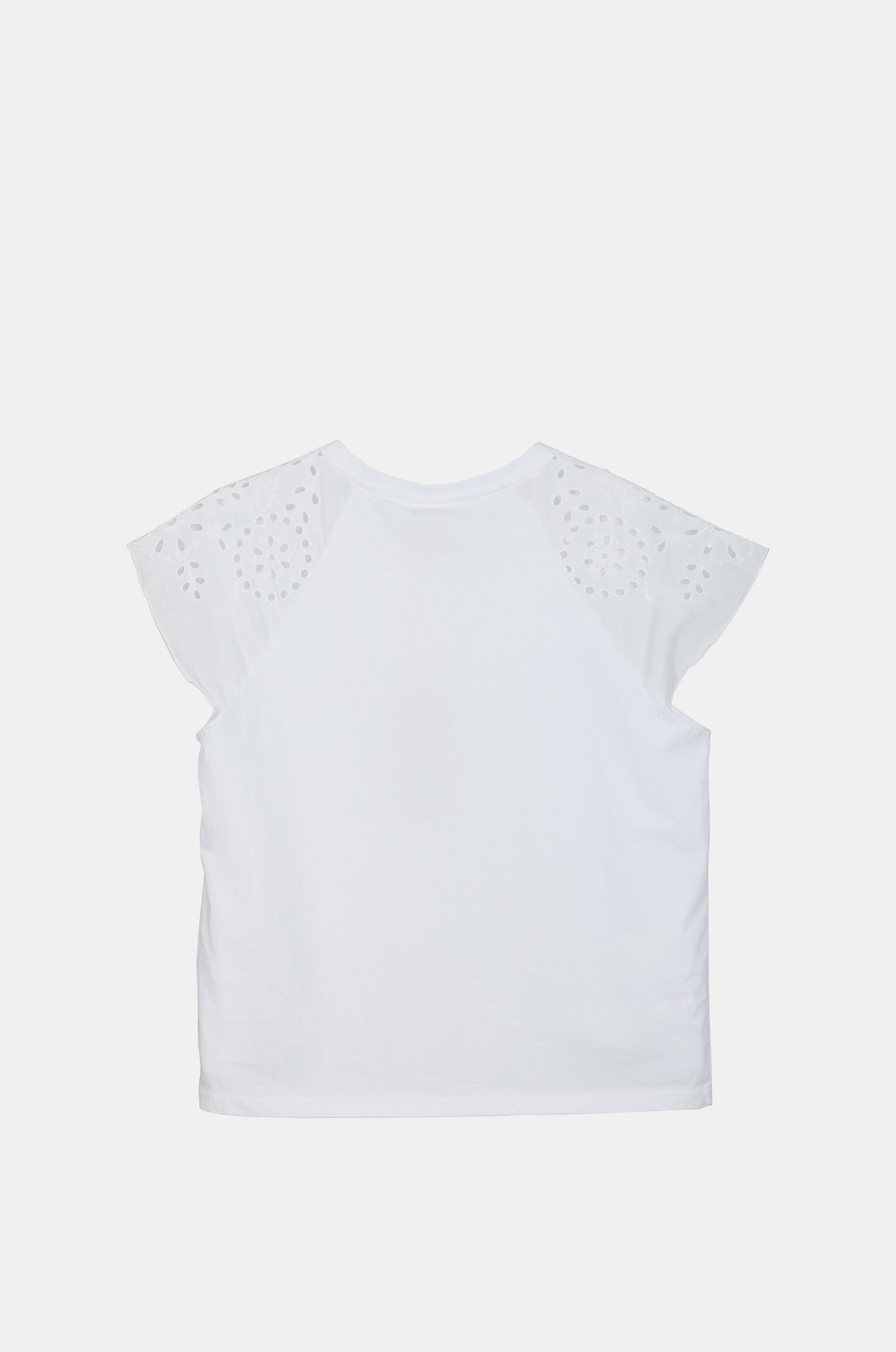 T-shirt bianca a maniche corte Anekke