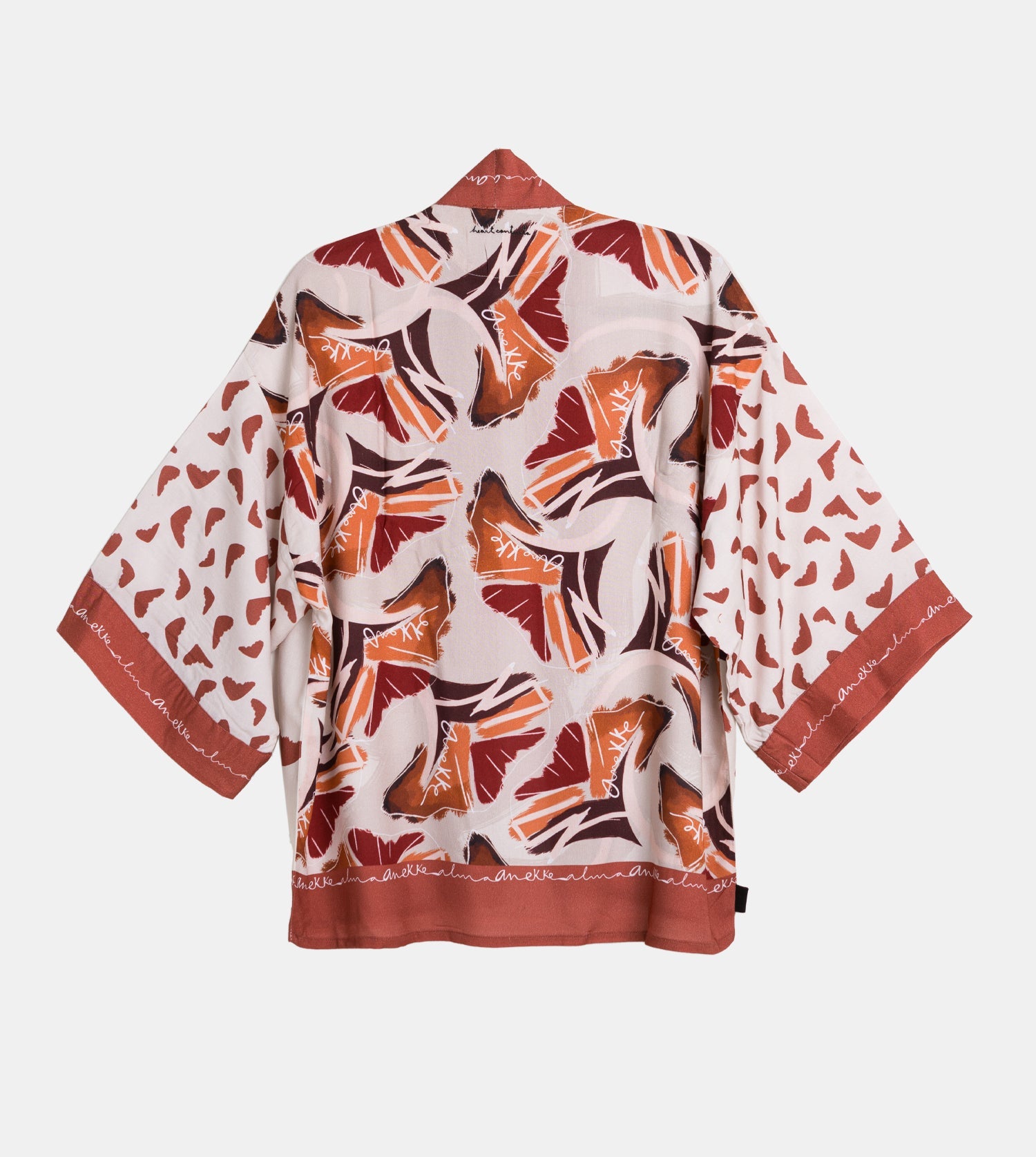 Kimono corto rosso