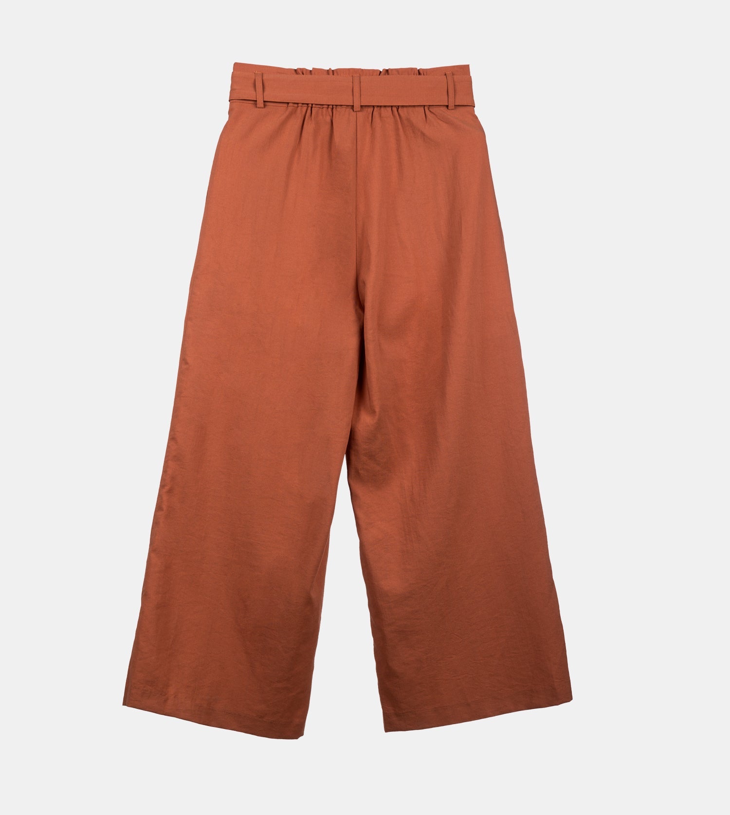 Pantaloni color terracotta