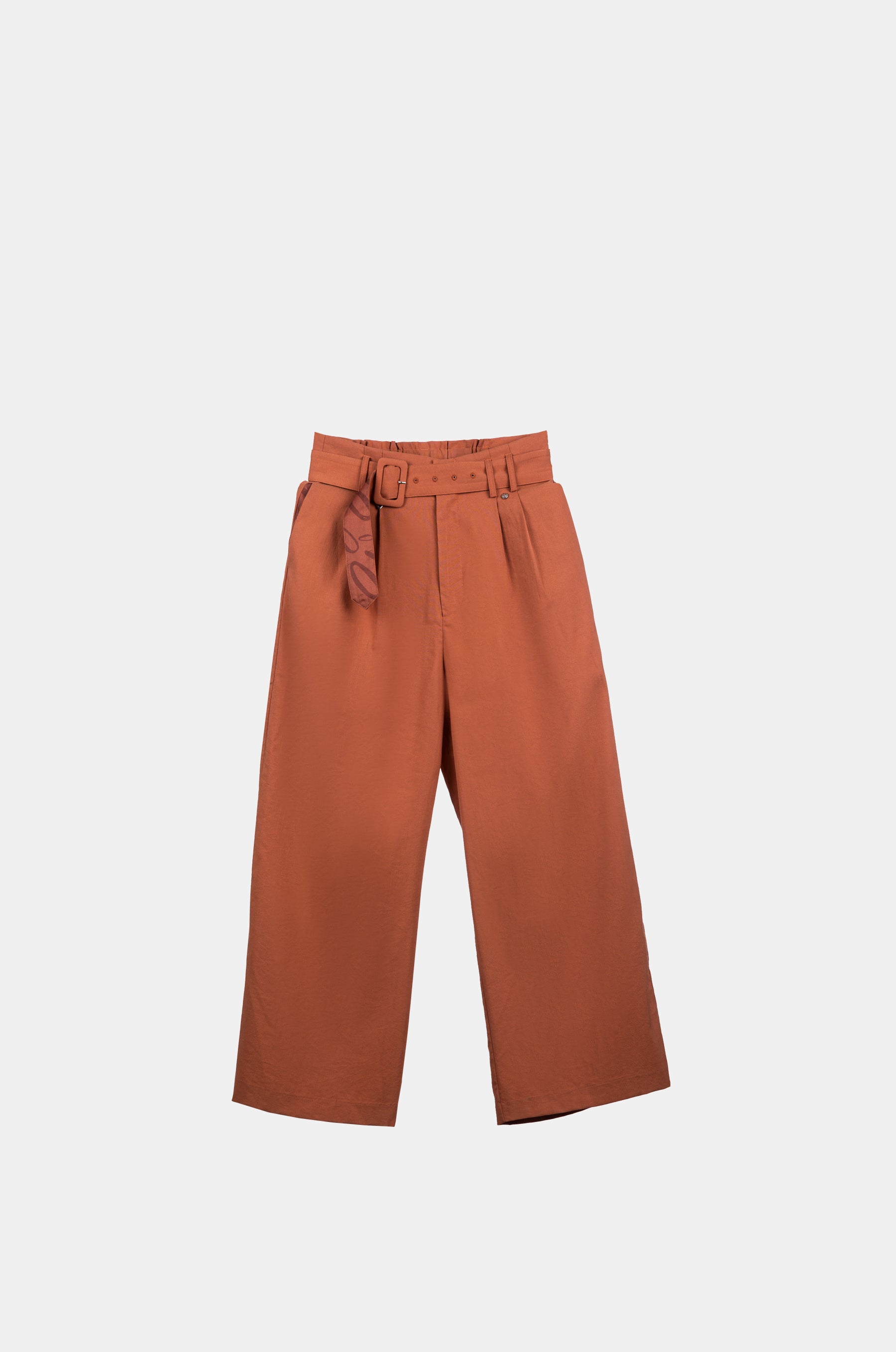 Pantaloni color terracotta