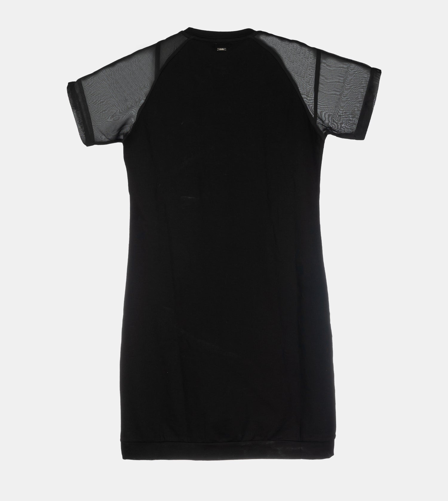 Vestito nero a maniche corte