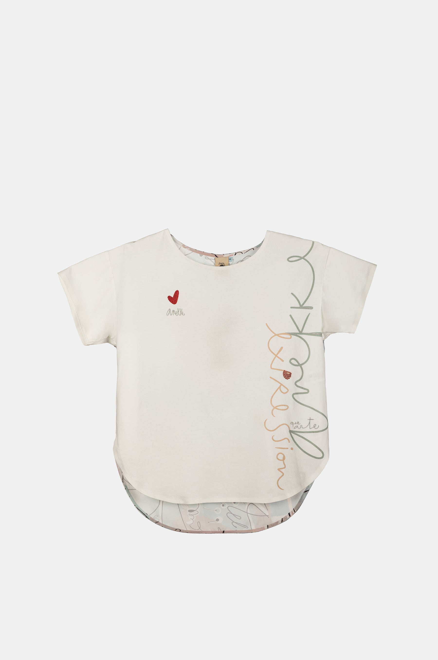 T-shirt stampata a maniche corte Alma