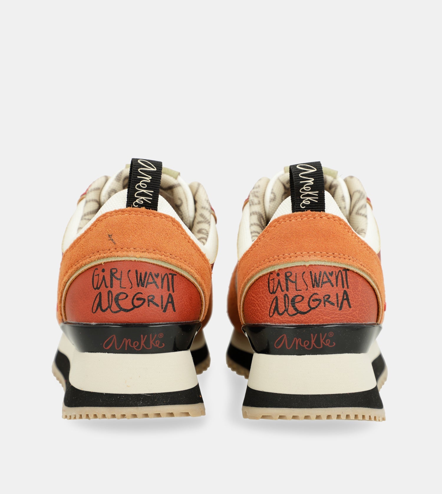 Sneakers piattaforma rossa