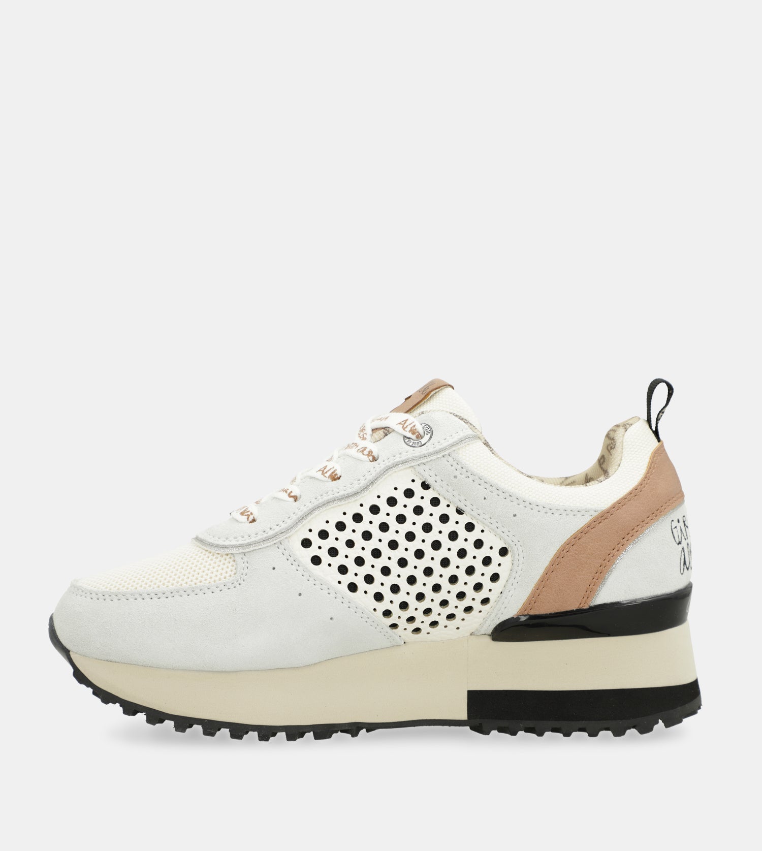 Sneakers piattaforma grigie