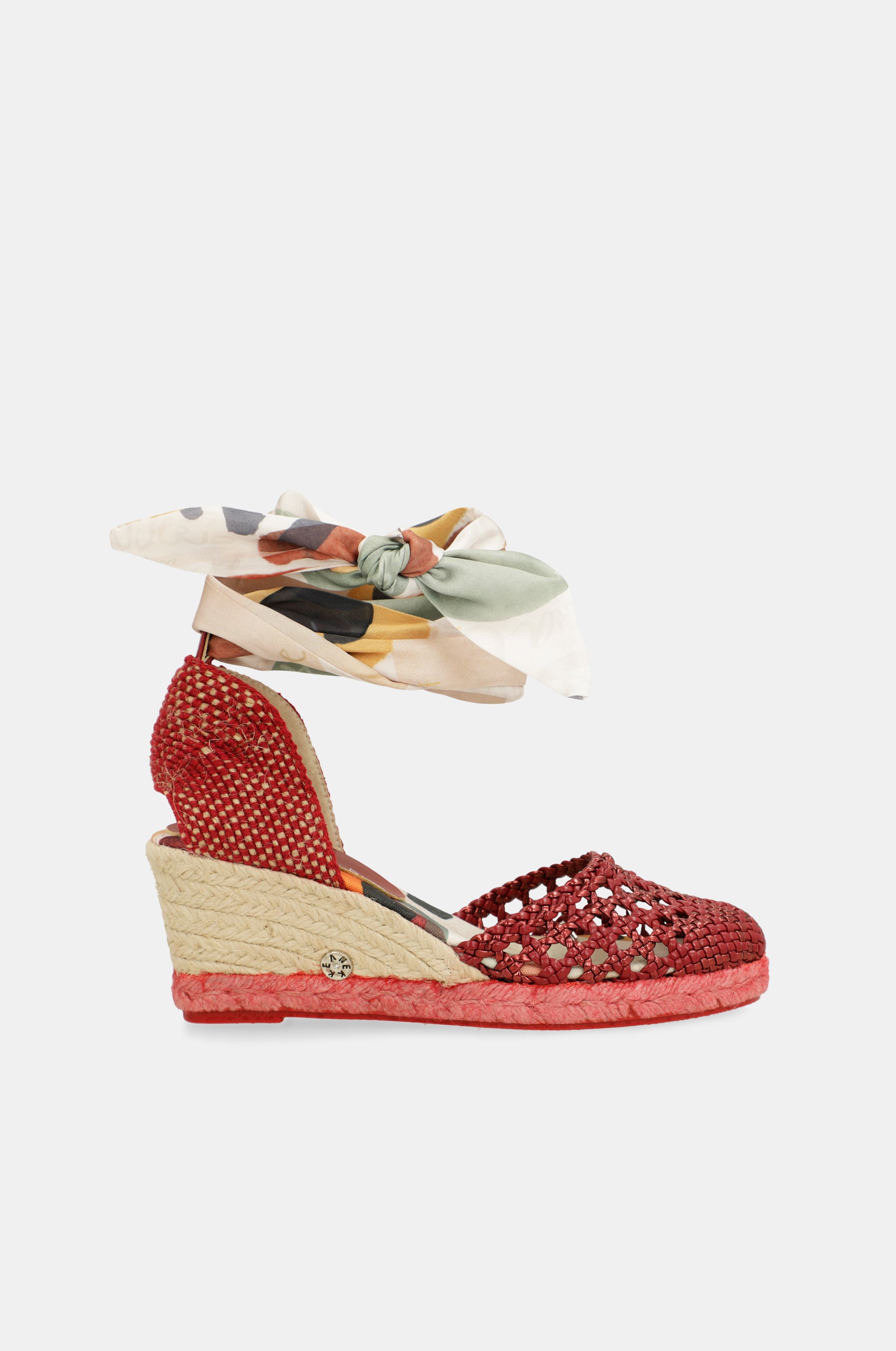 Sandali con zeppa rossi Alma