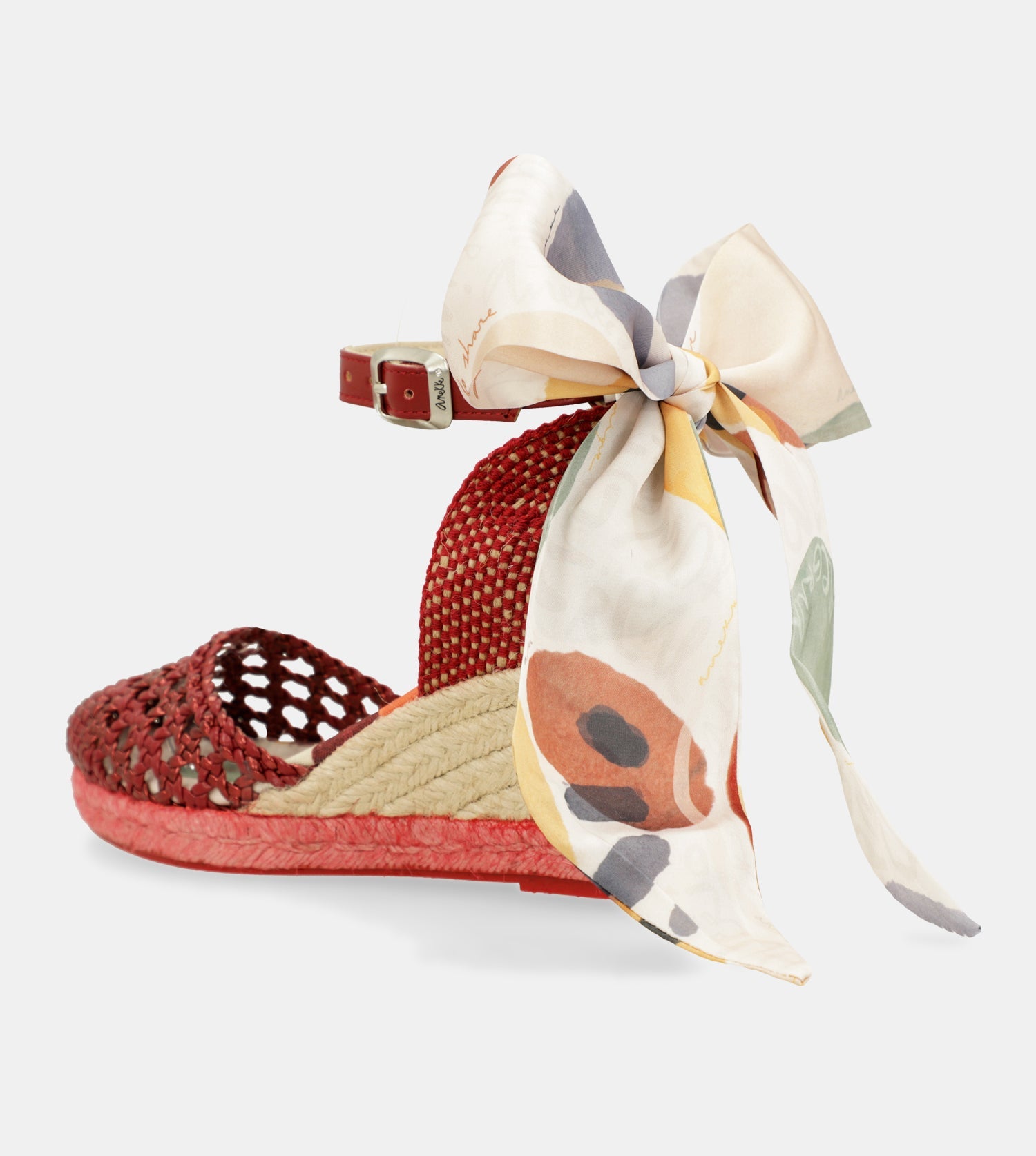 Sandali con zeppa rossi Alma